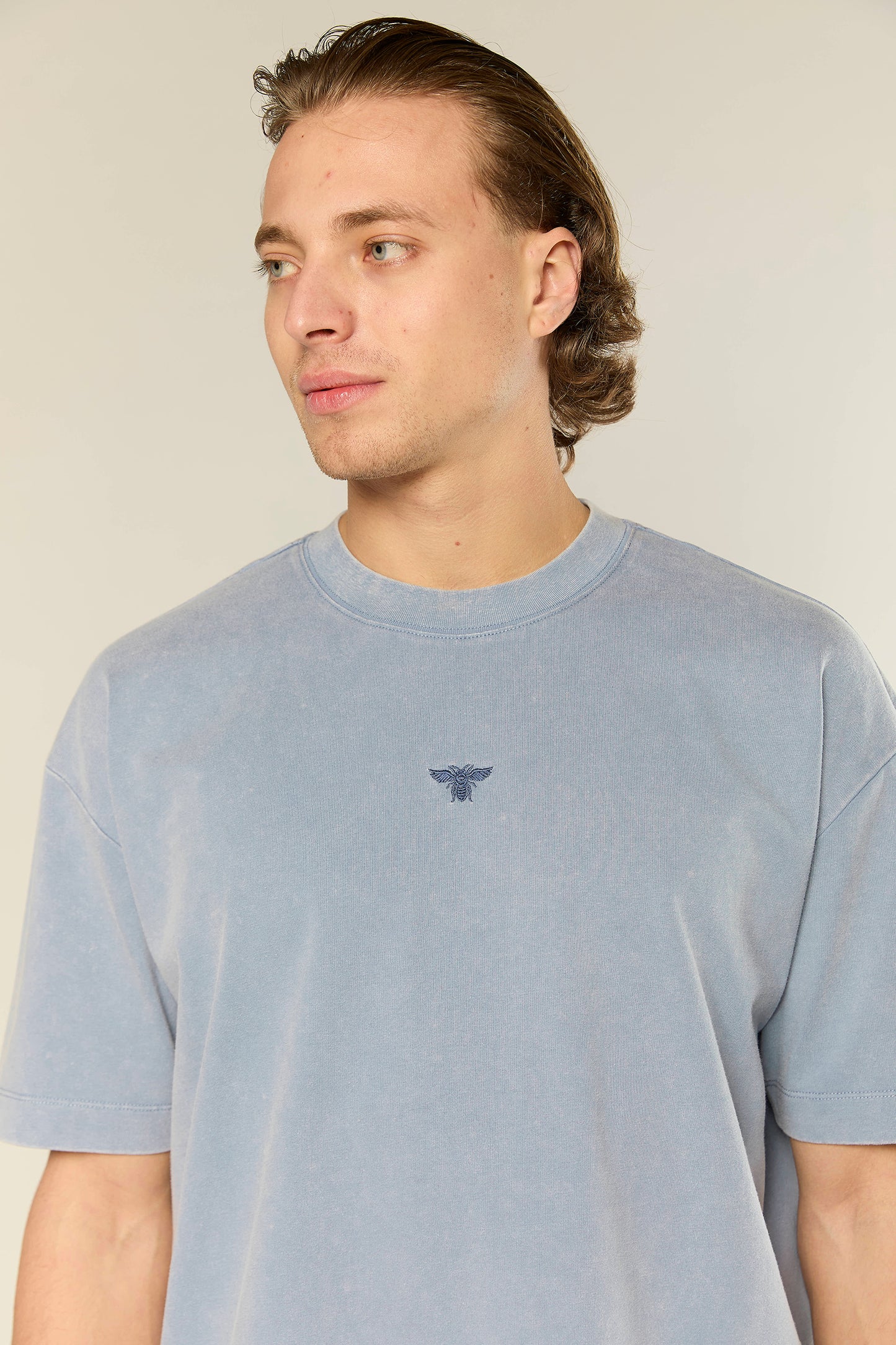 Cotton Wash 856 L.Blue T-Shirt