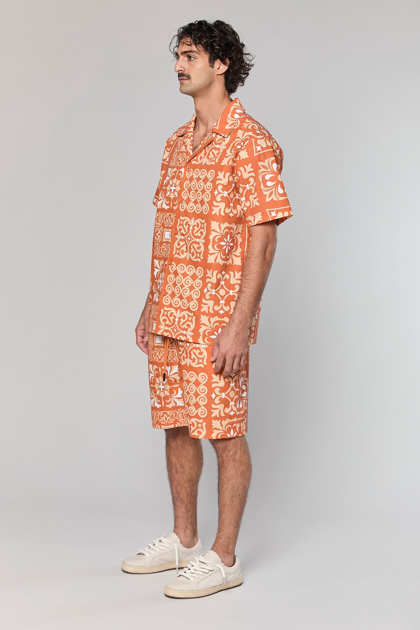 Cotton Poplin 840 Terracotta Short