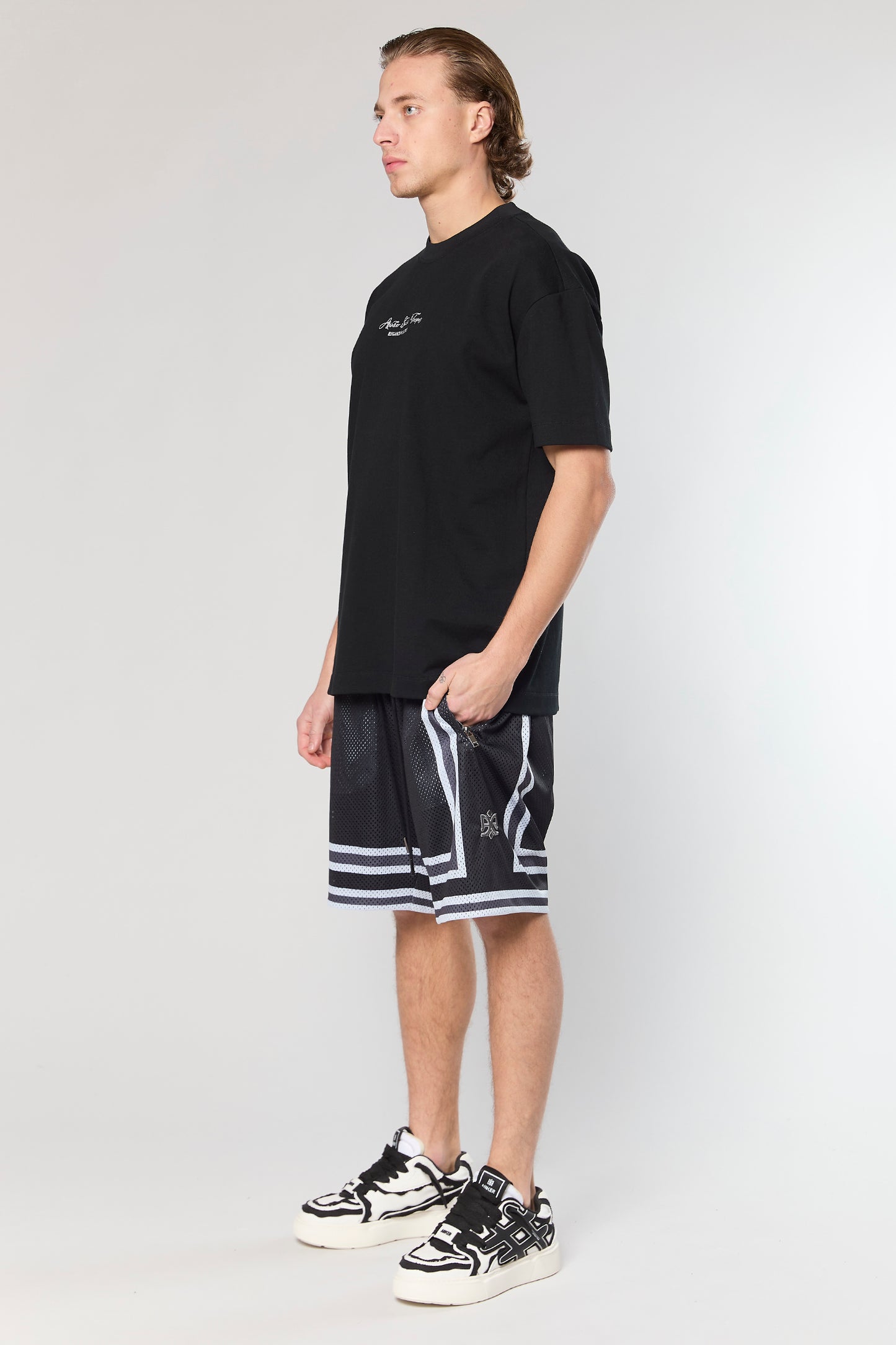 BB 712 Black/Gray Short Pant