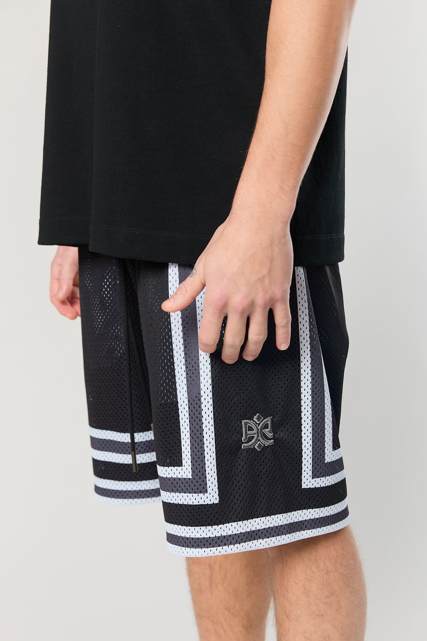 BB 712 Black/Gray Short Pant