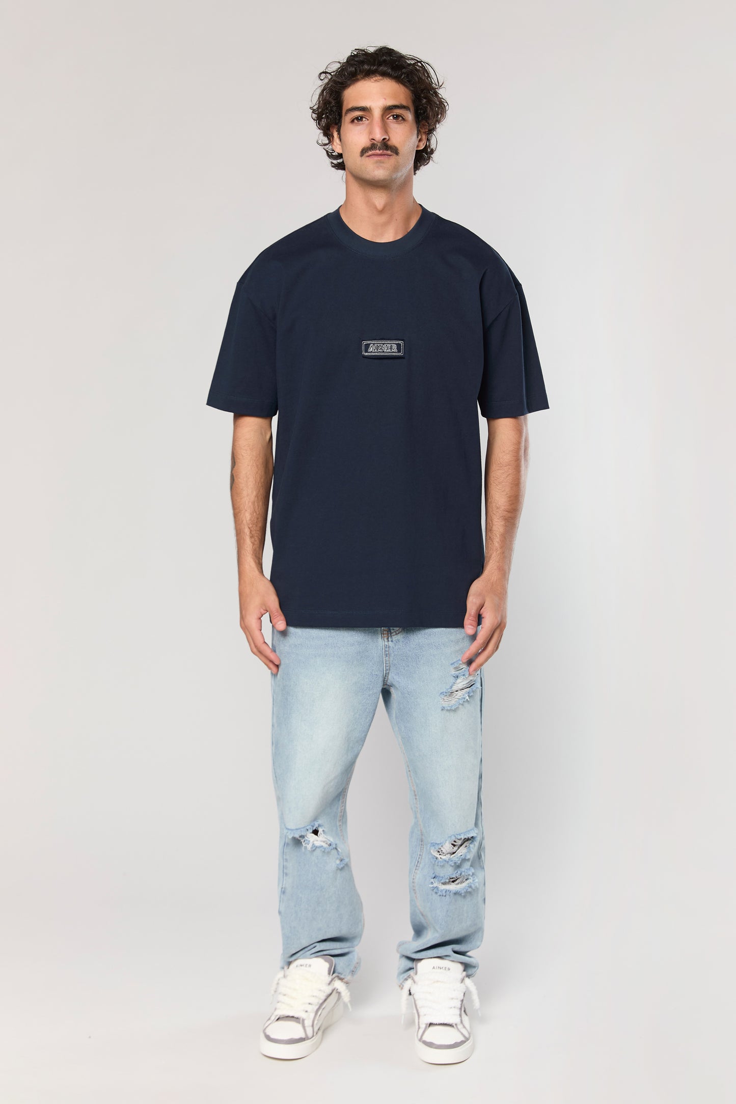 Cotton 599 Navy T-Shirt