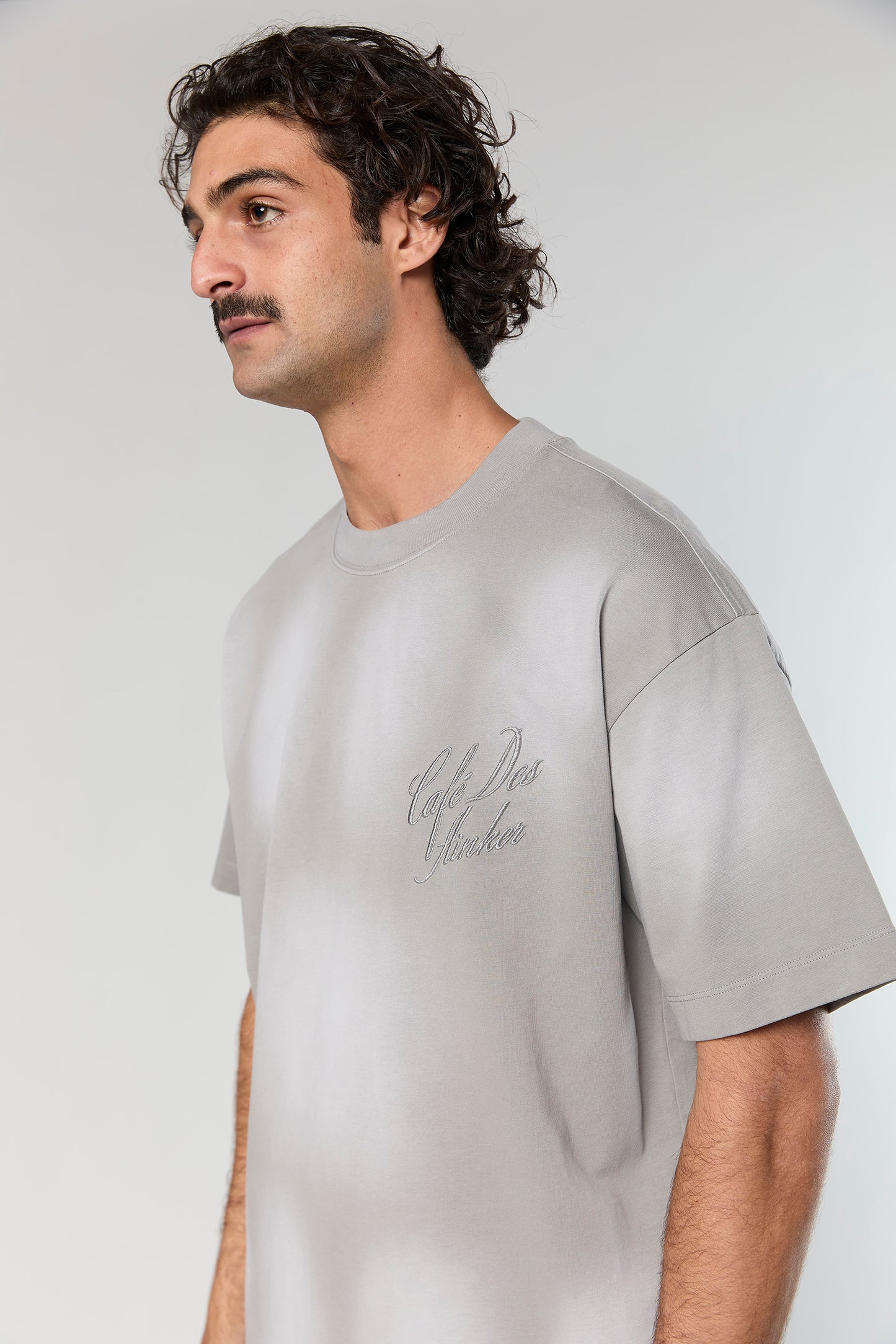 Cotton Wash 811 L.Gray T-Shirt