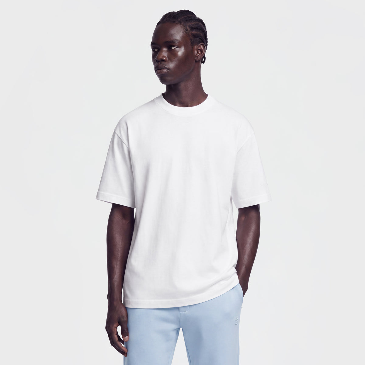 Mercerized 1043 White T-Shirt