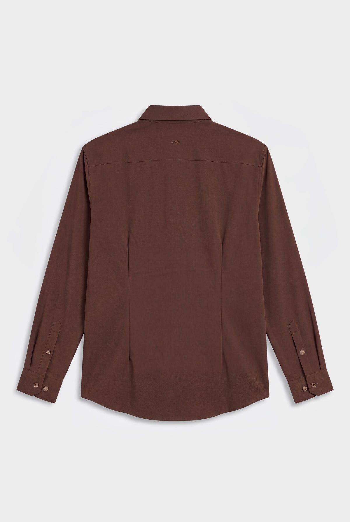 Wool Blend 1081 Brown Shirt