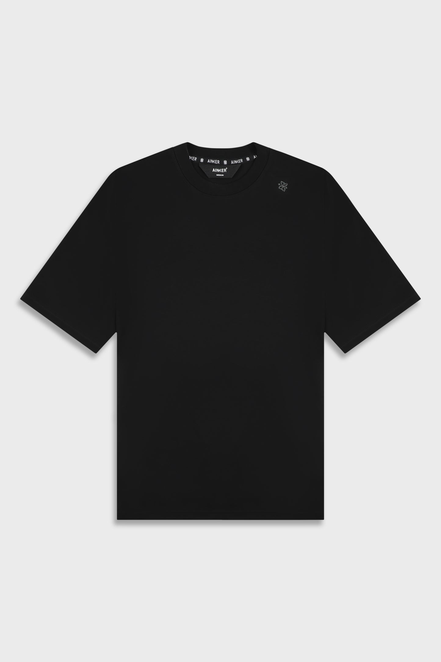 Mercerized 743 Black T-Shirt