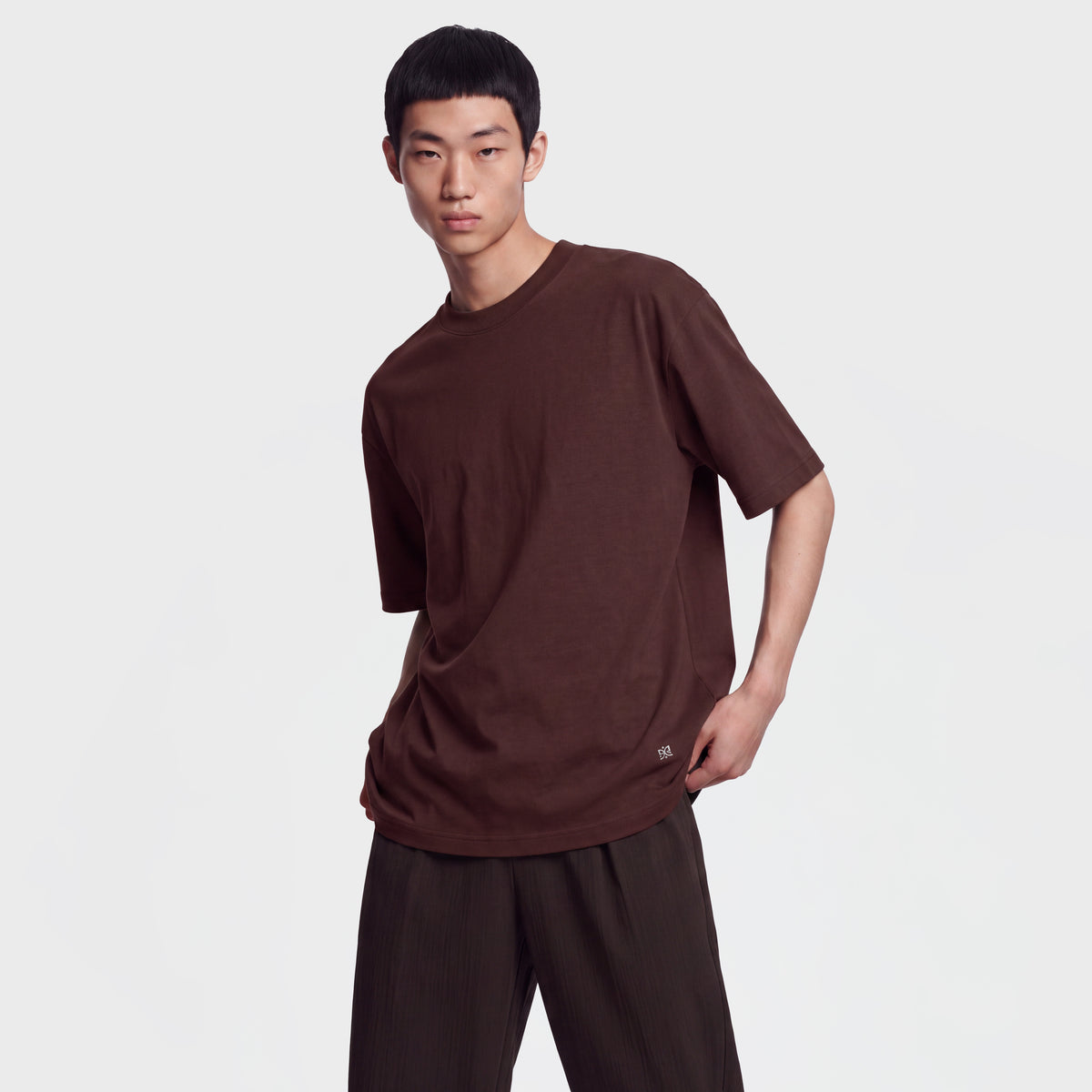 Mercerized 1008 Brown  T-Shirt