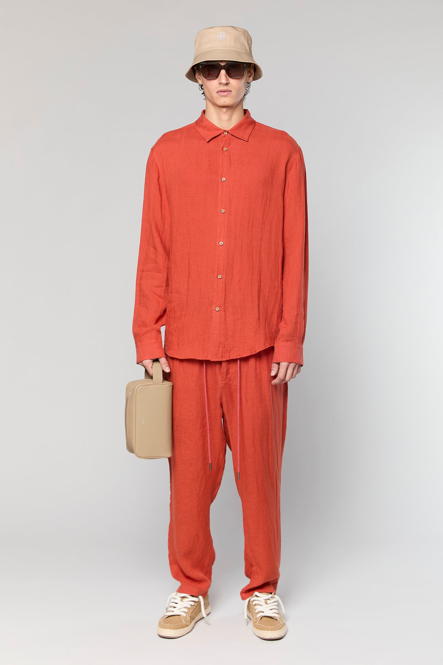 Linen 777 Terracotta Pants