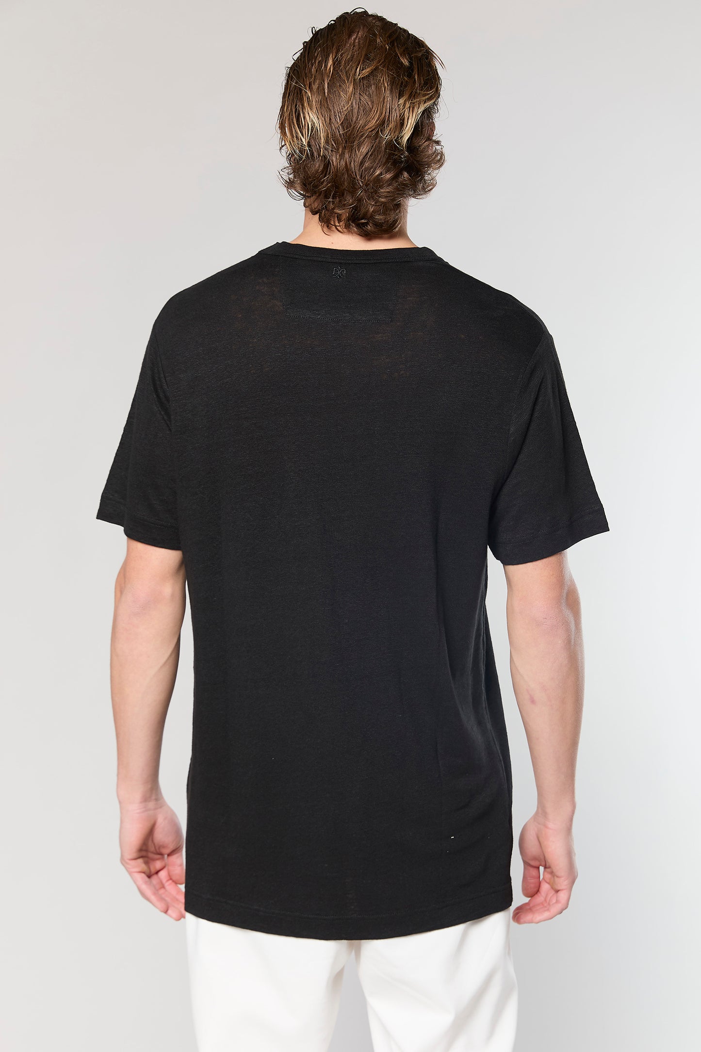 Black Linen 718 T-SHIRT