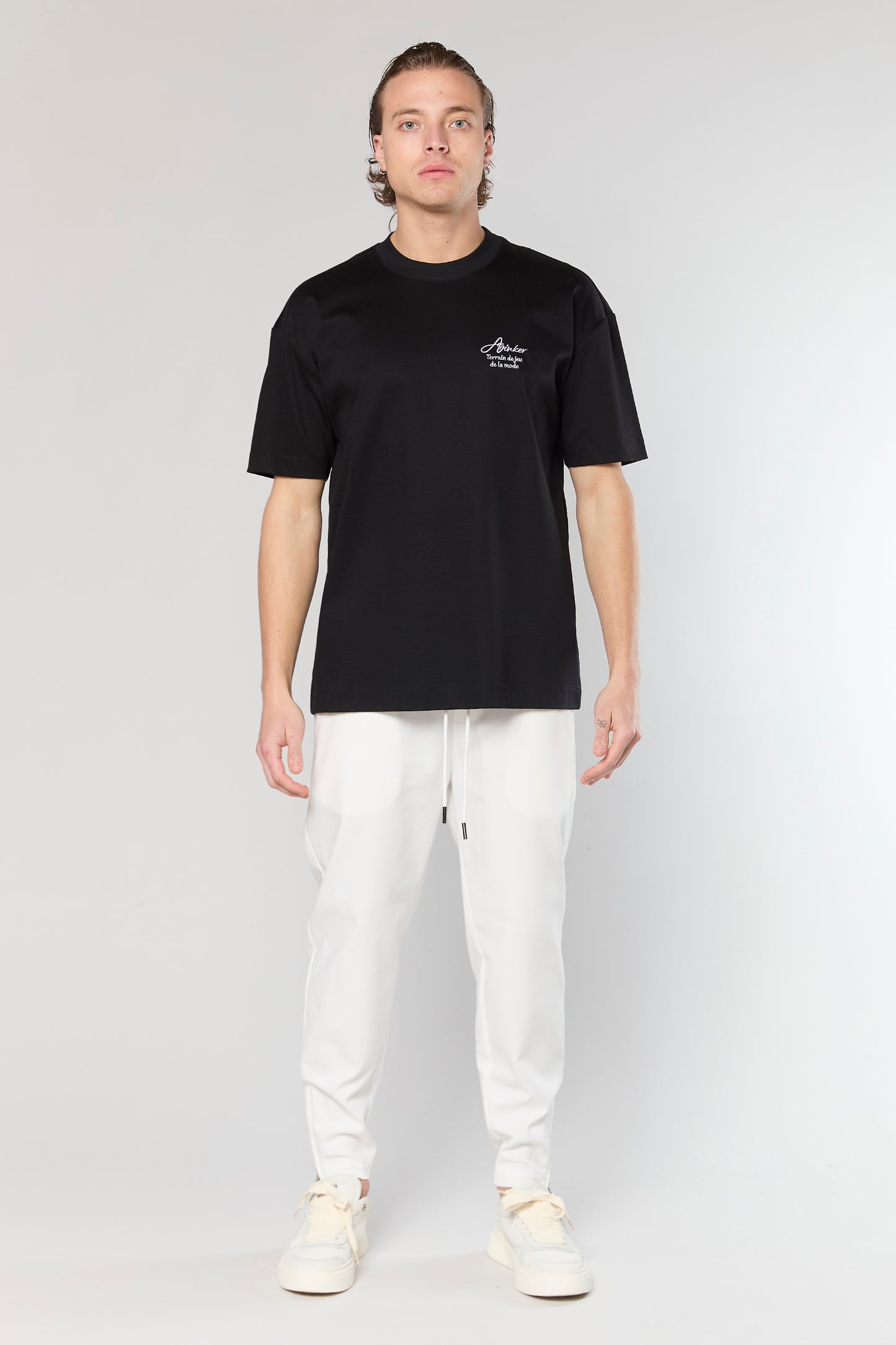 Mercerized 726 Black T-Shirt
