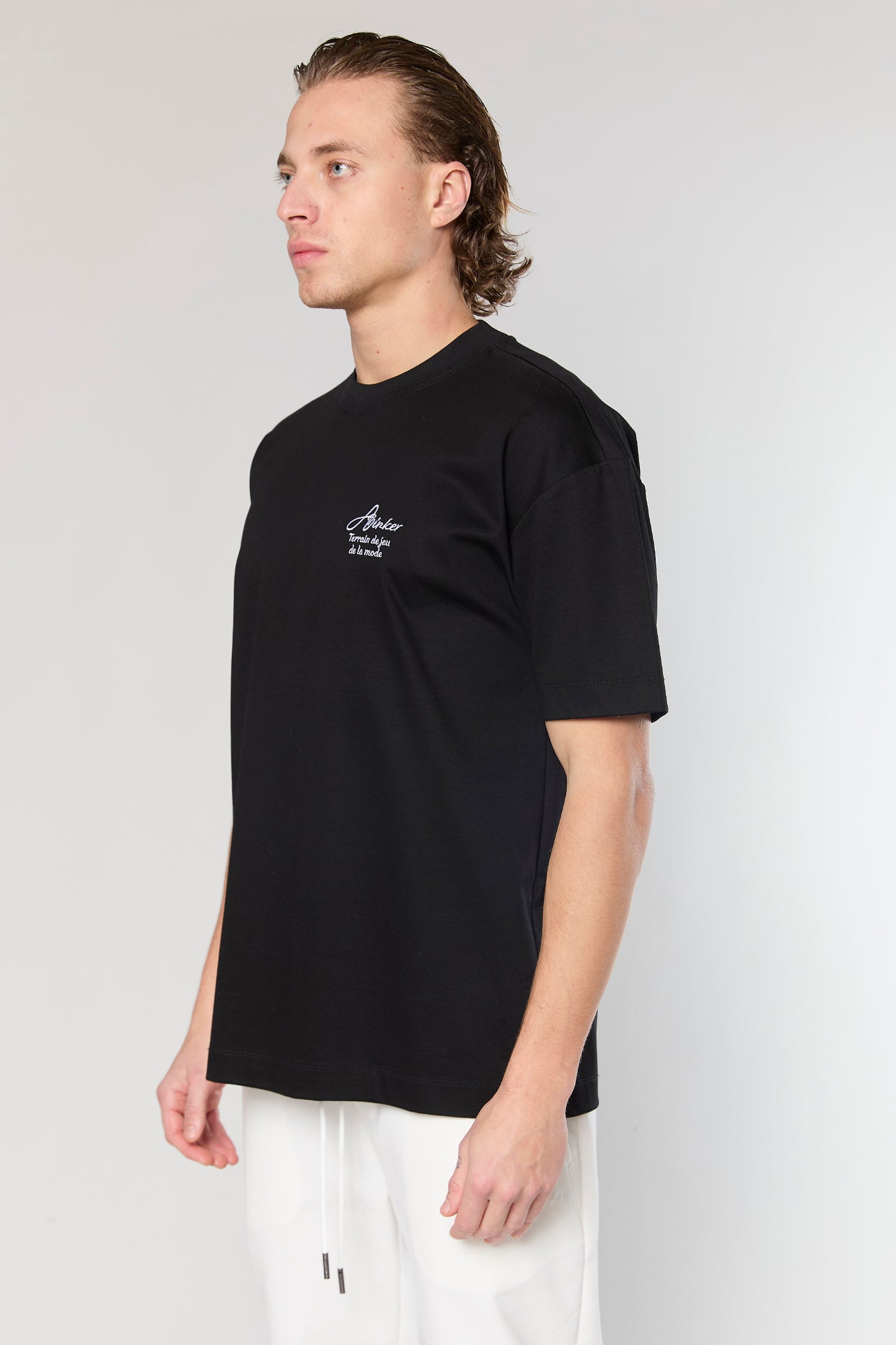 Mercerized 726 Black T-Shirt