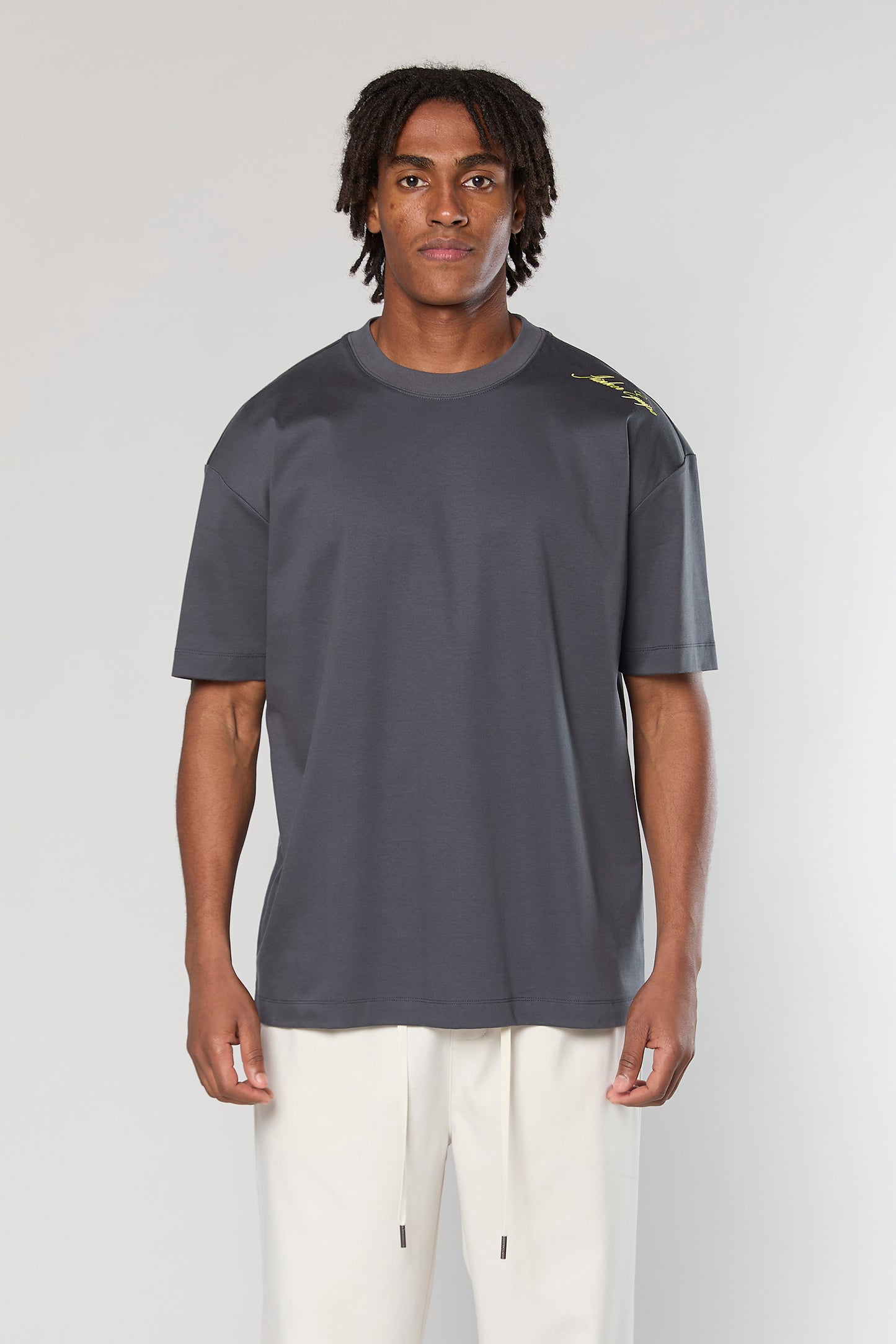 Mercerized 747 Gray T-Shirt