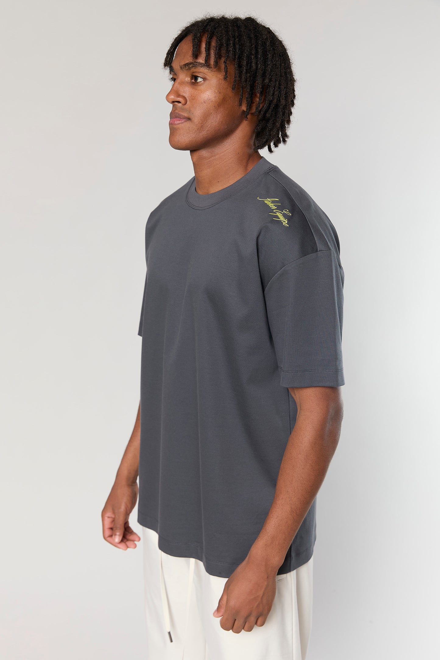 Mercerized 747 Gray T-Shirt