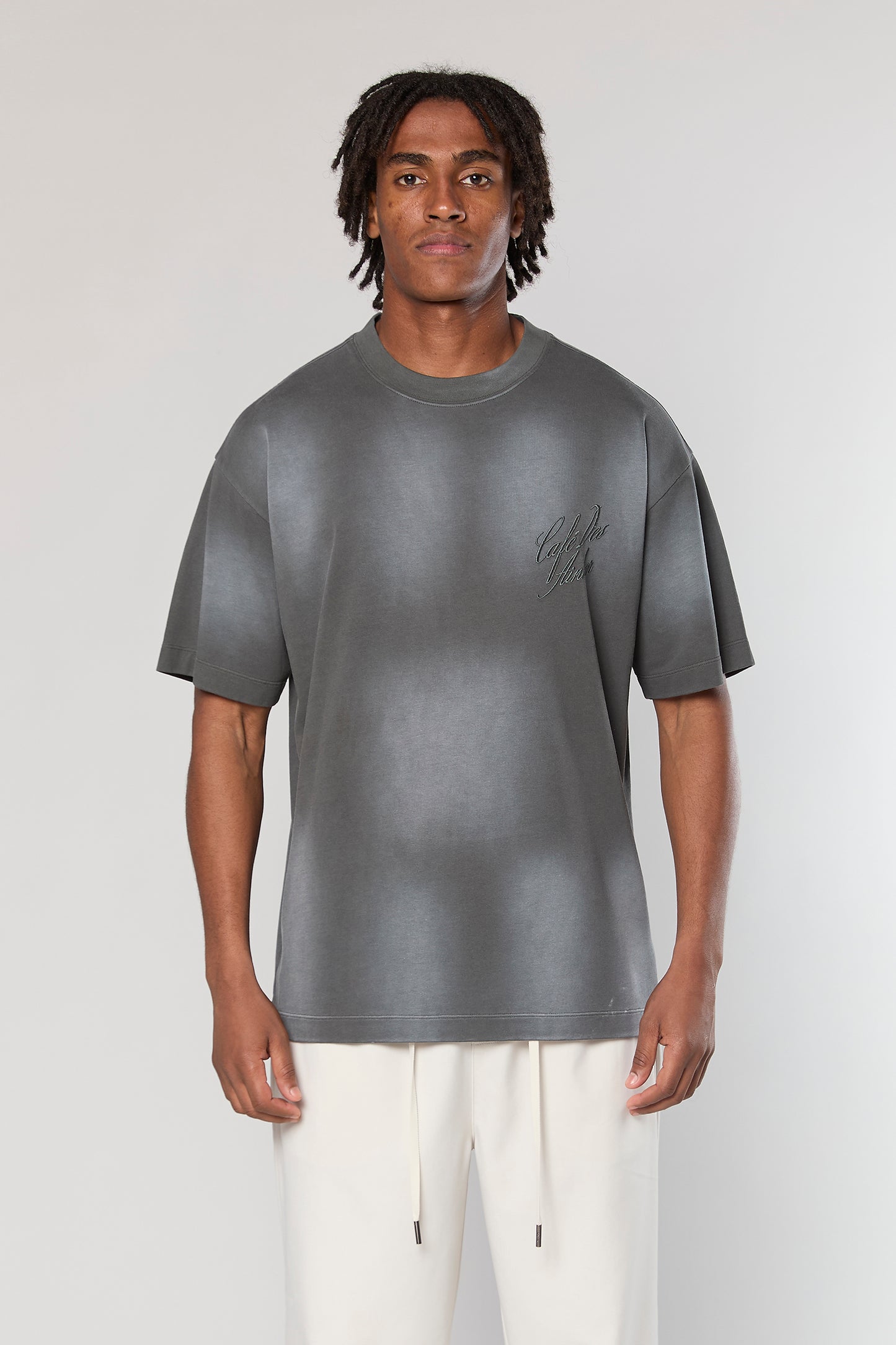Cotton Wash 811 D.Gray T-Shirt
