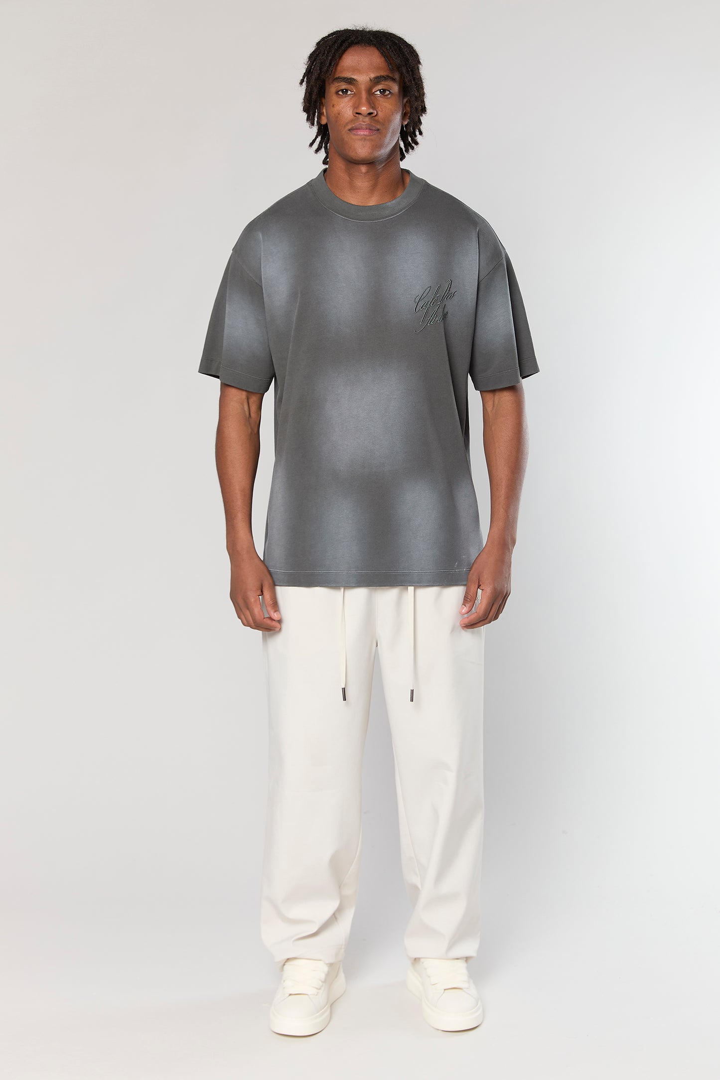 Cotton Wash 811 D.Gray T-Shirt