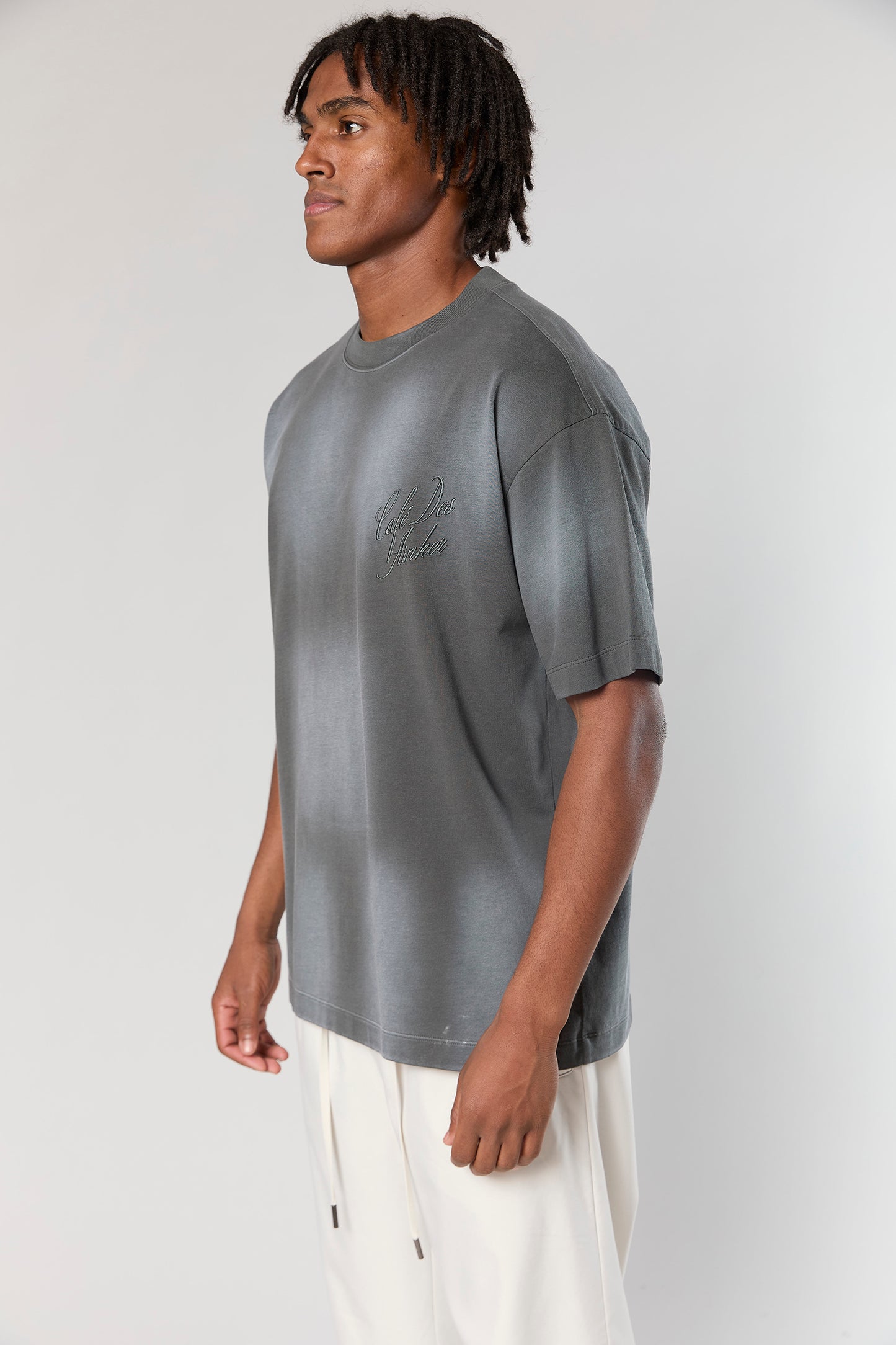 Cotton Wash 811 D.Gray T-Shirt