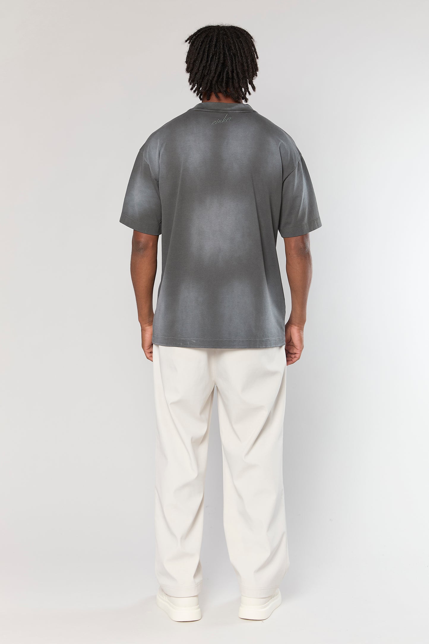 Cotton Wash 811 D.Gray T-Shirt