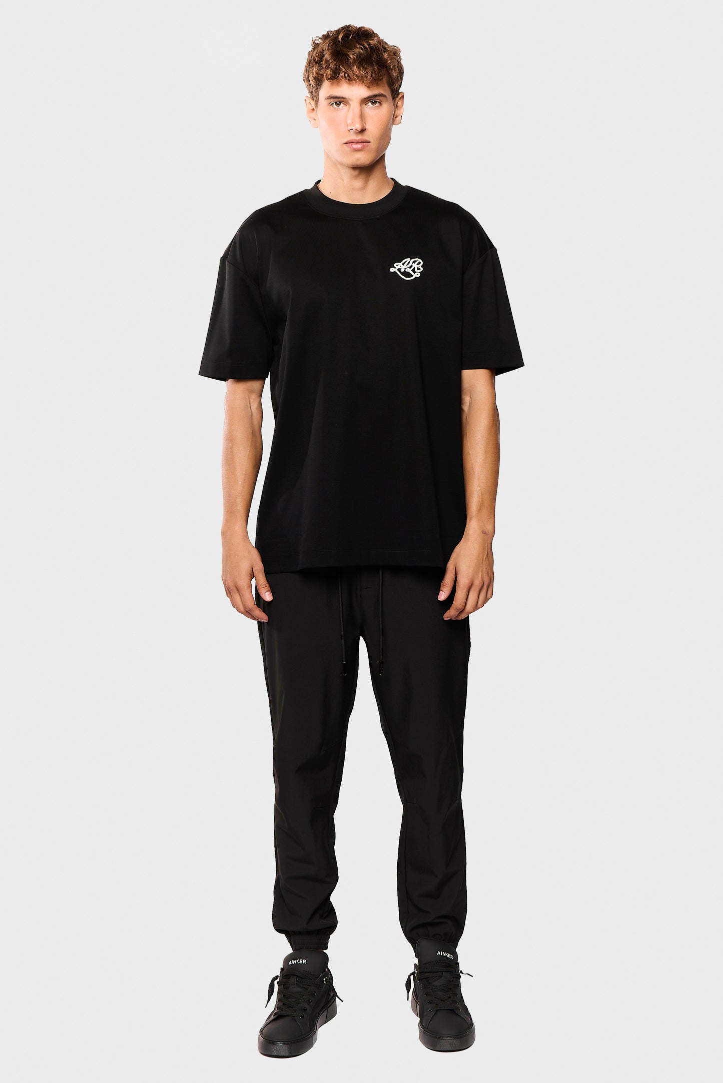 Mercerized 762 Black T-Shirt