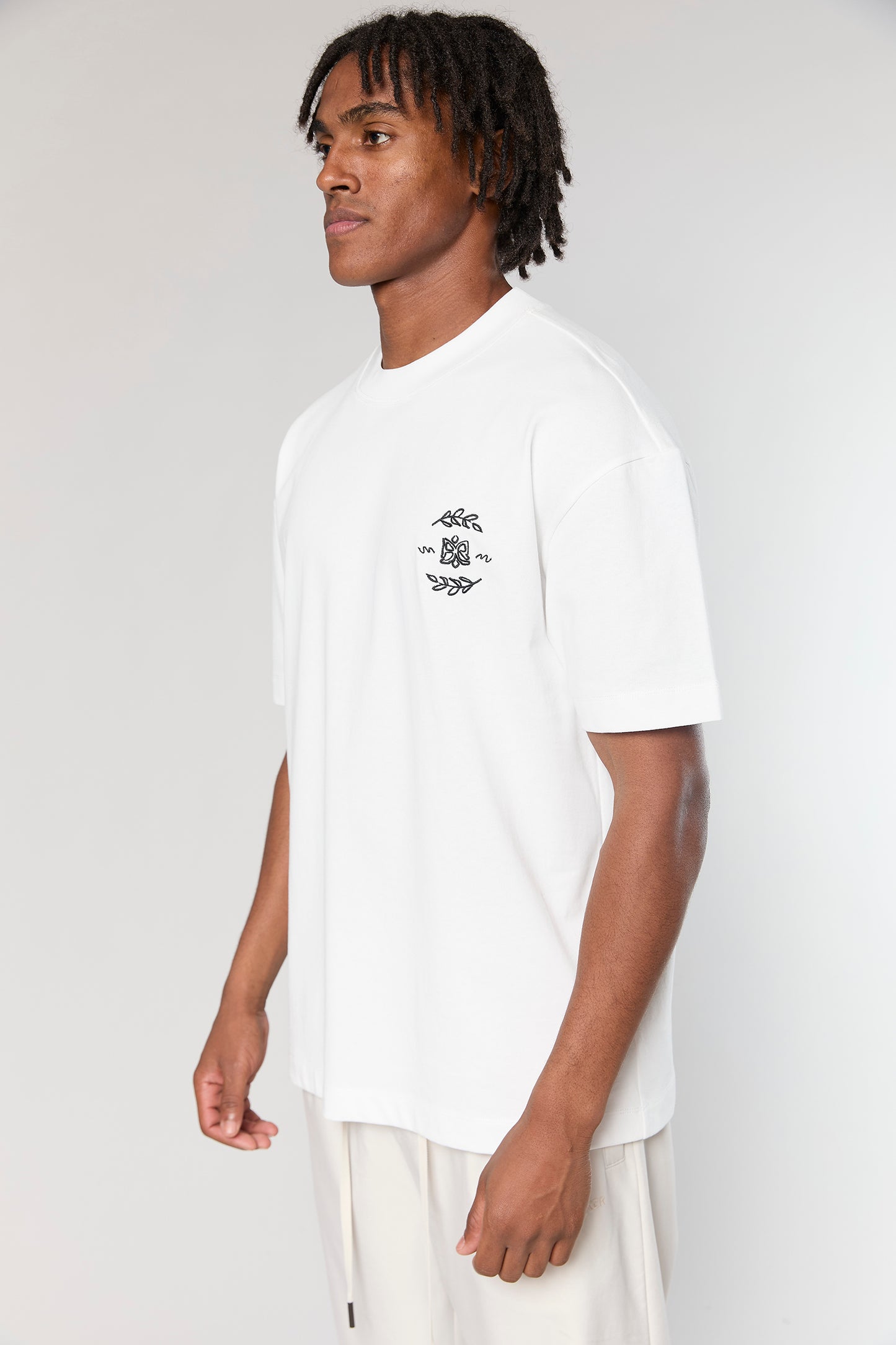Mercerized 728 White T-Shirt