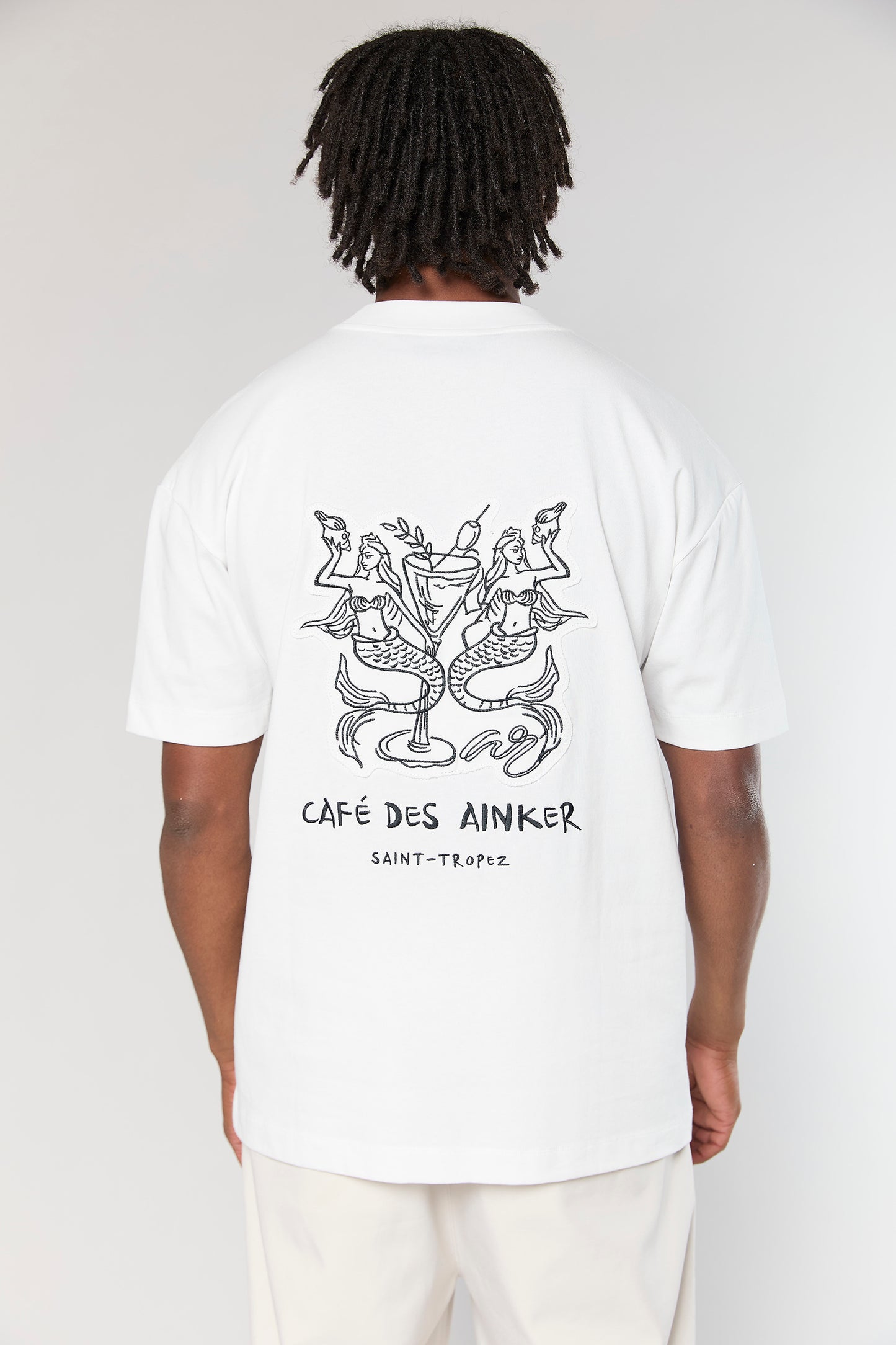 Mercerized 728 White T-Shirt