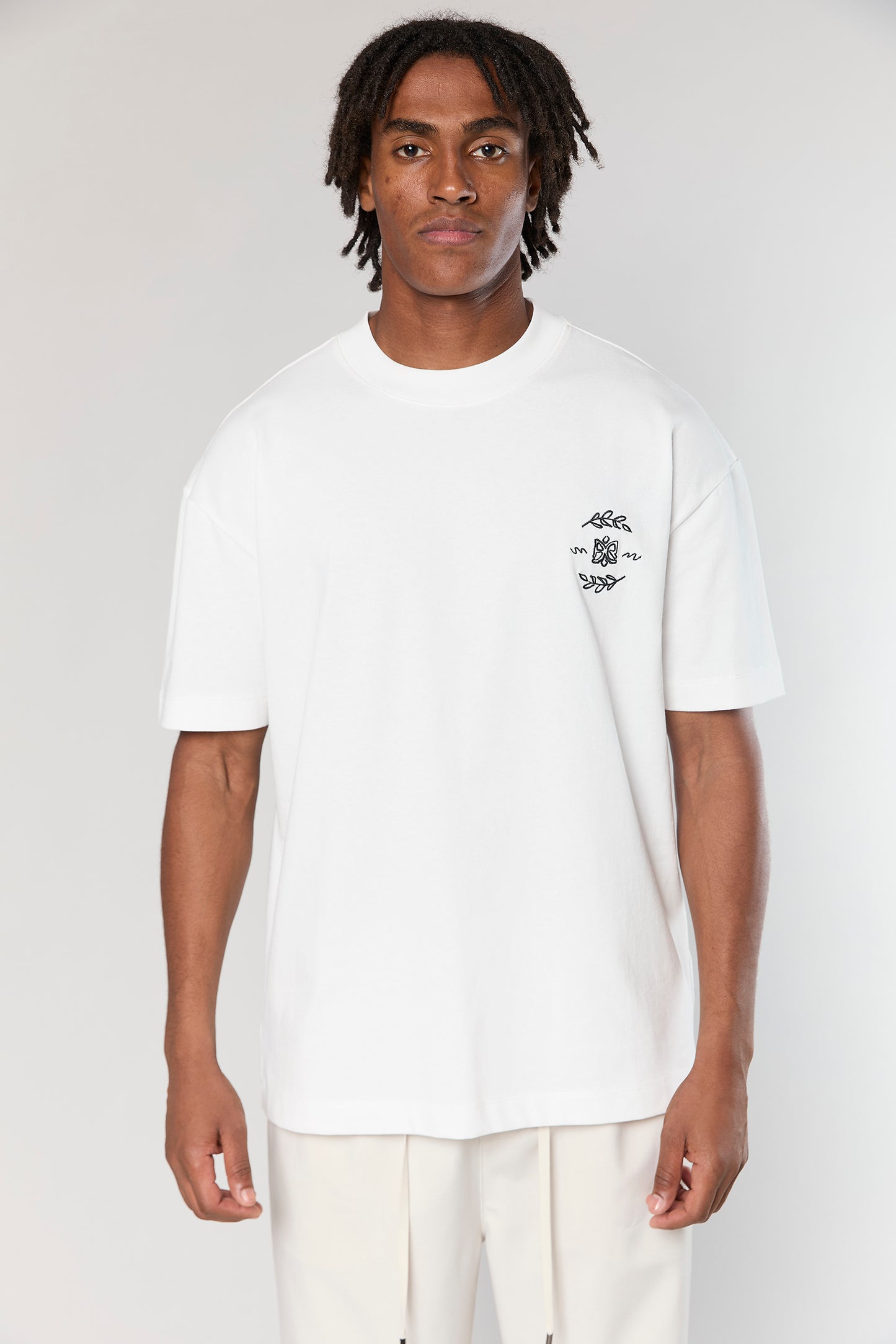Mercerized 728 White T-Shirt