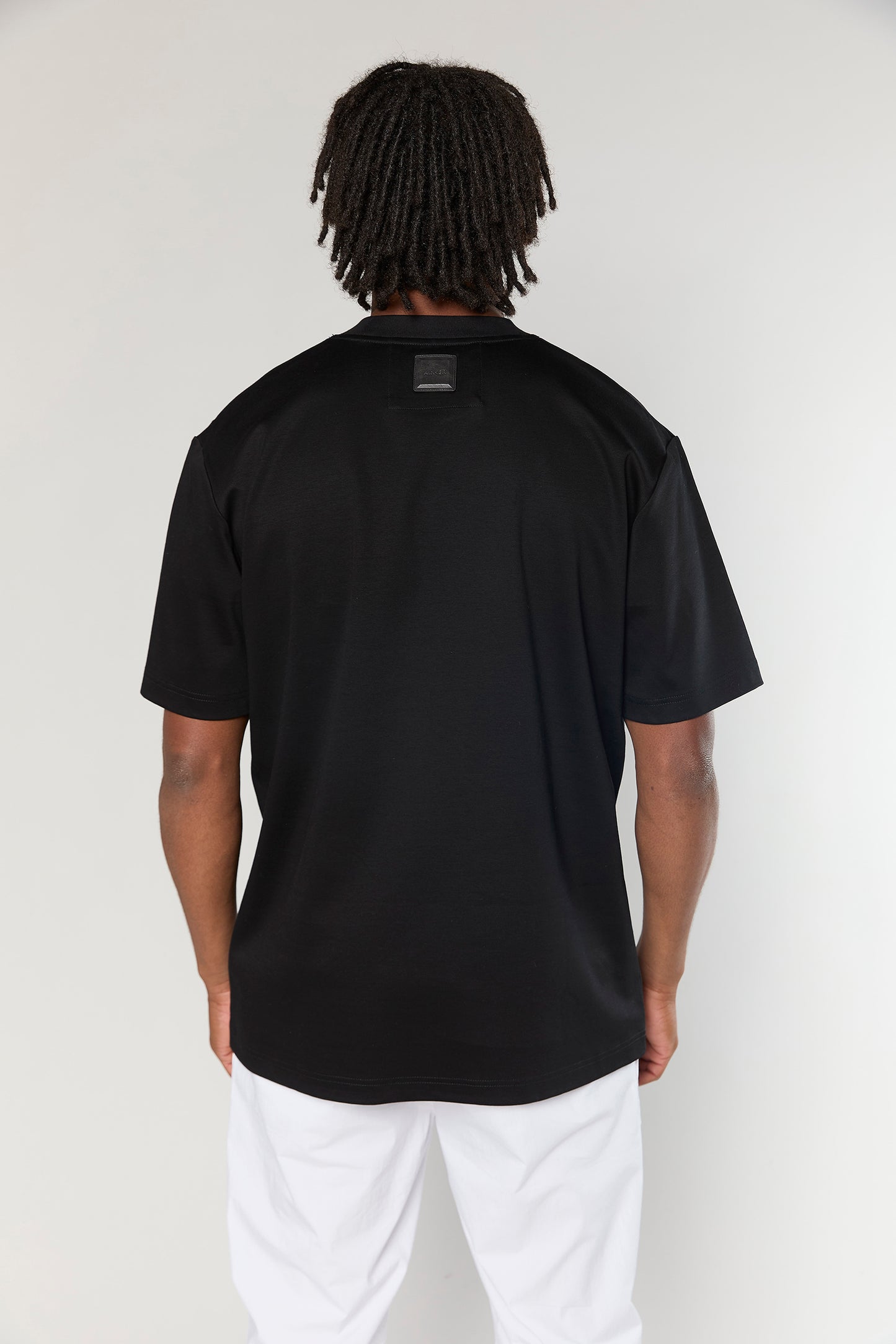 Mercerized 818 Black T-Shirt