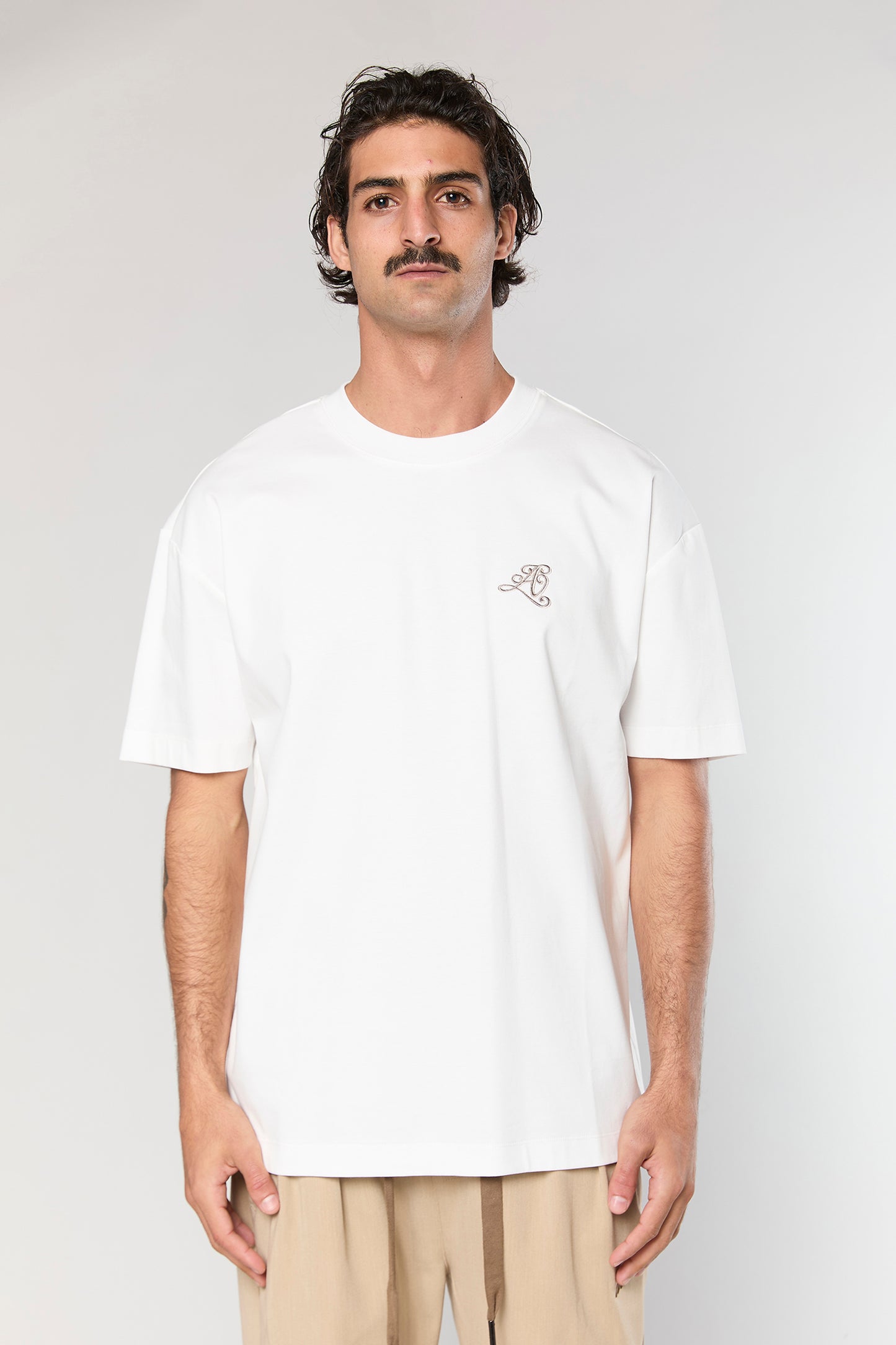 Mercerized 741 White T-Shirt