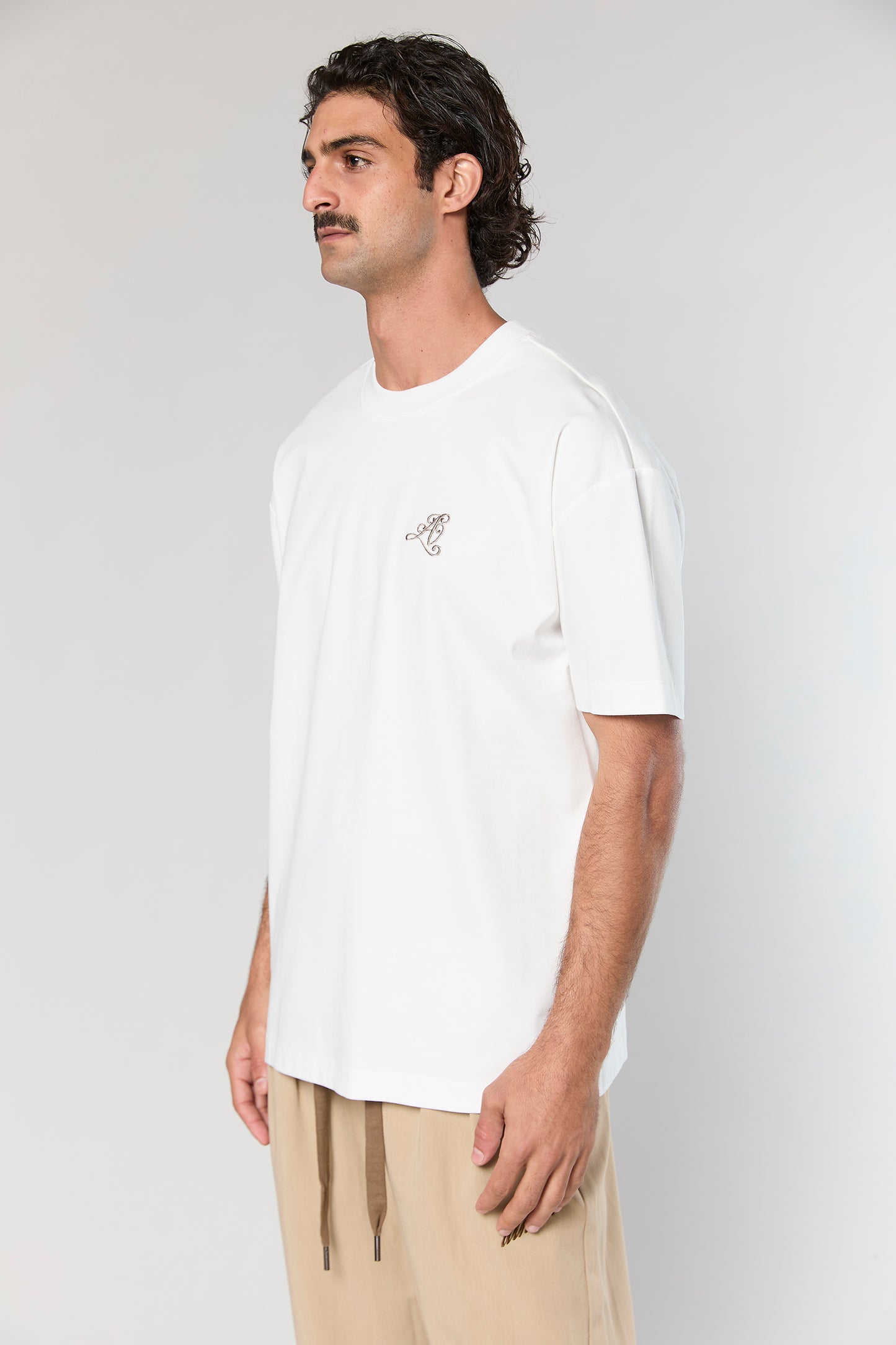 Mercerized 741 White T-Shirt