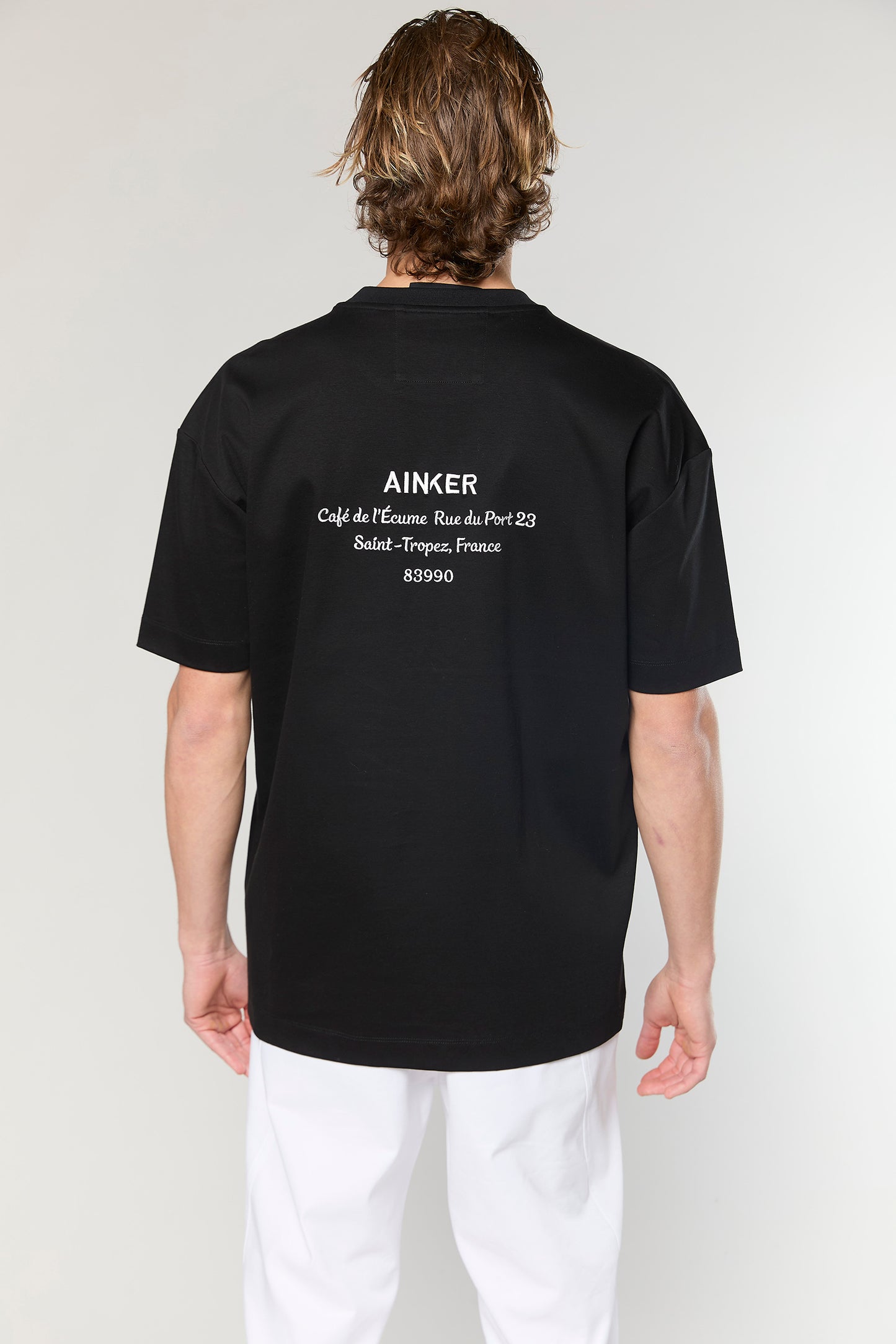 Mercerized 727 Black T-Shirt