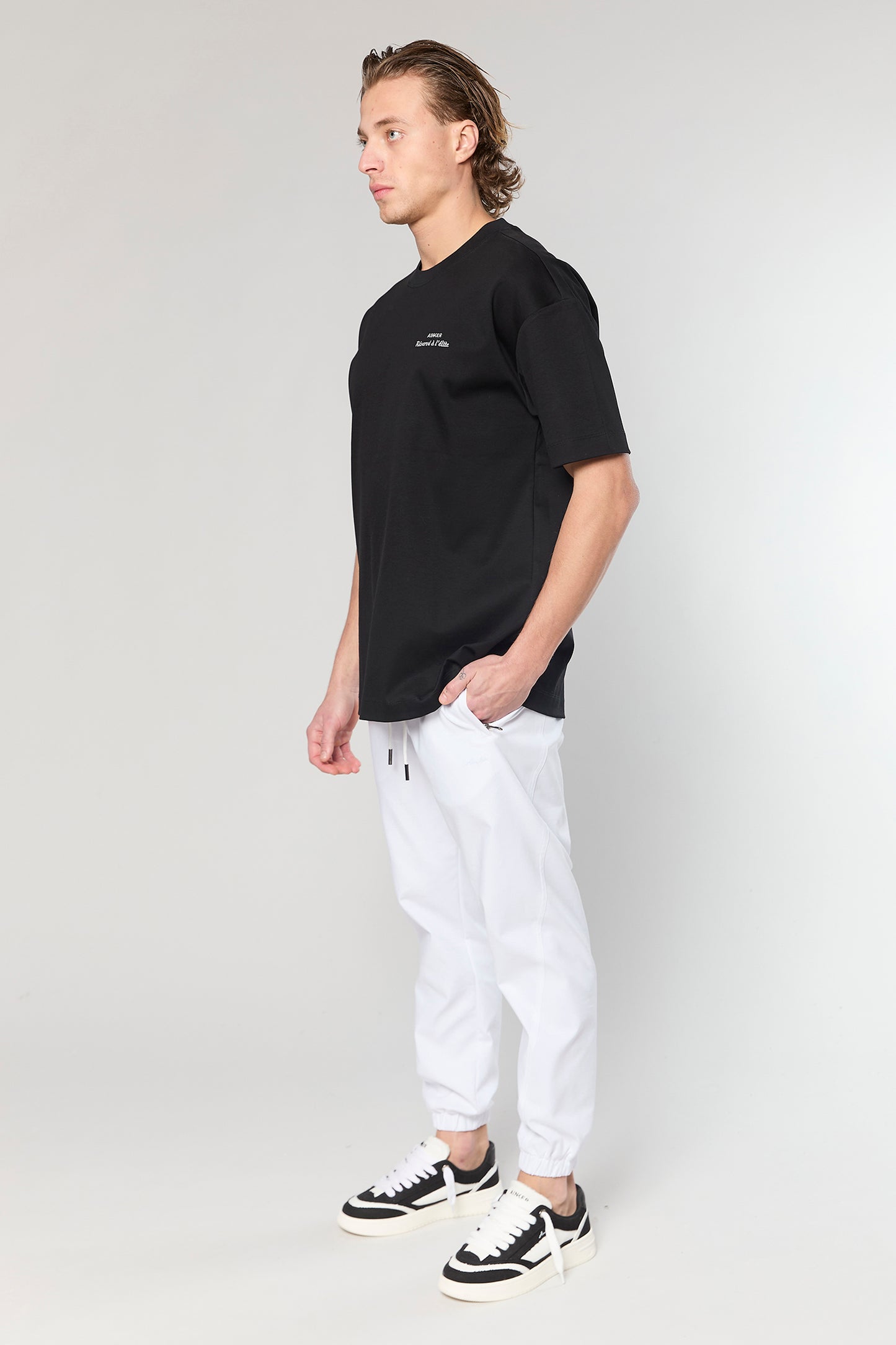 Mercerized 727 Black T-Shirt