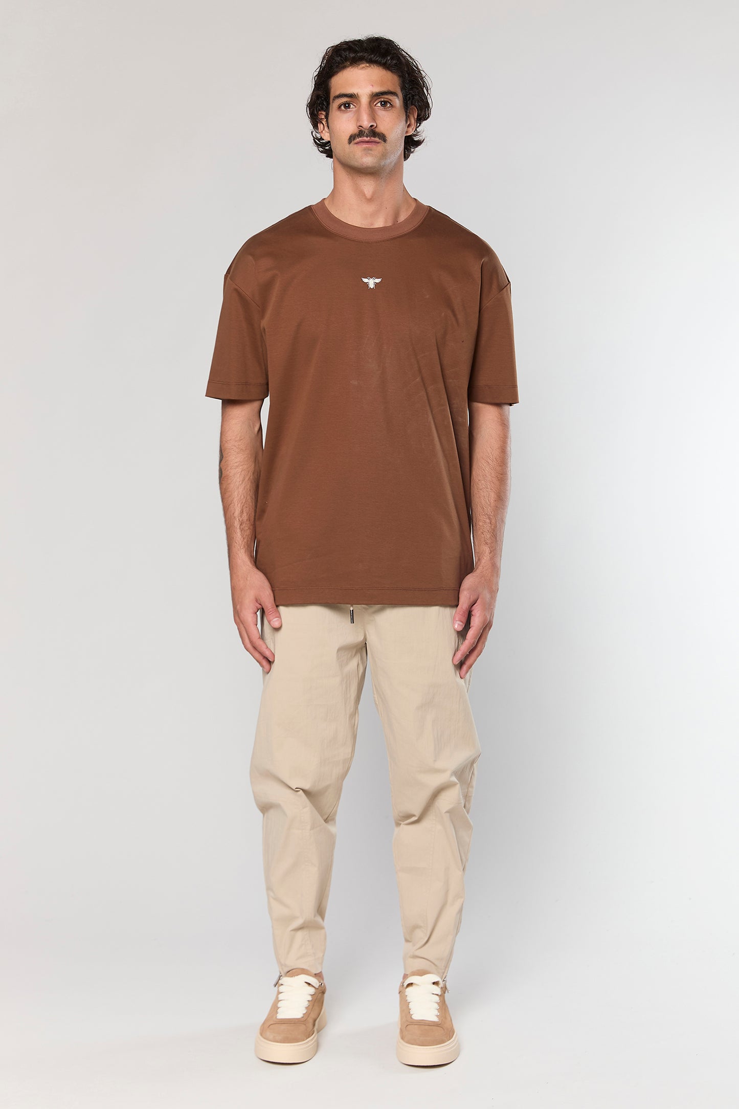 Mercerized 853 Brown T-Shirt