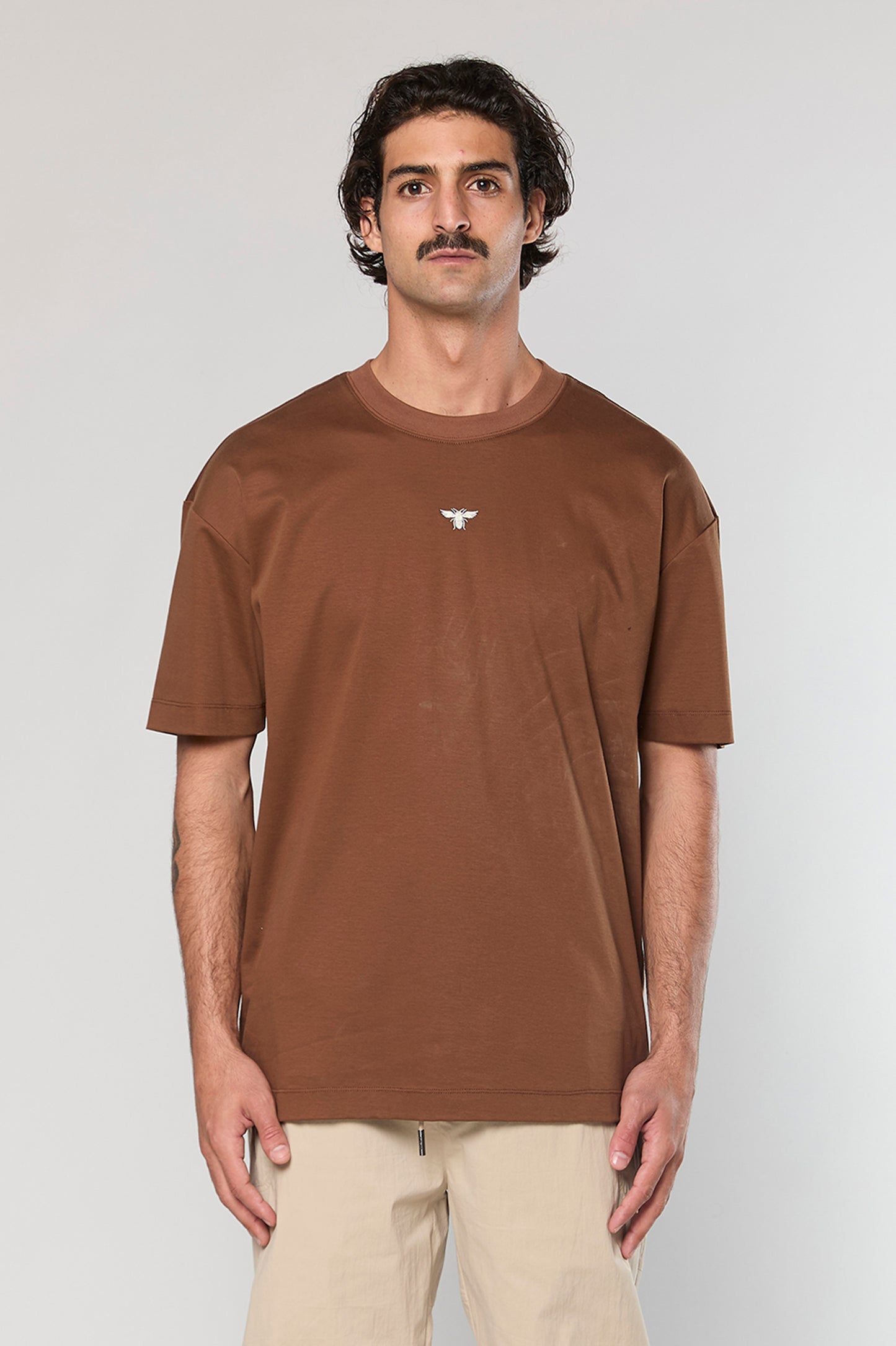 Mercerized 853 Brown T-Shirt
