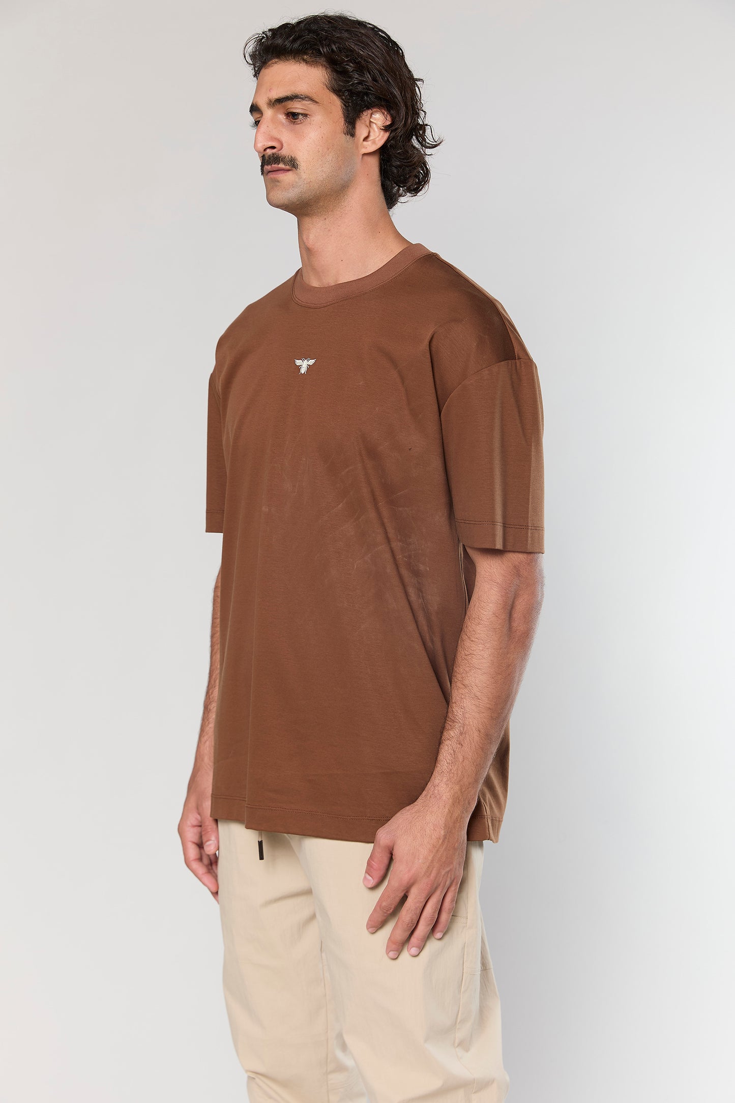 Mercerized 853 Brown T-Shirt
