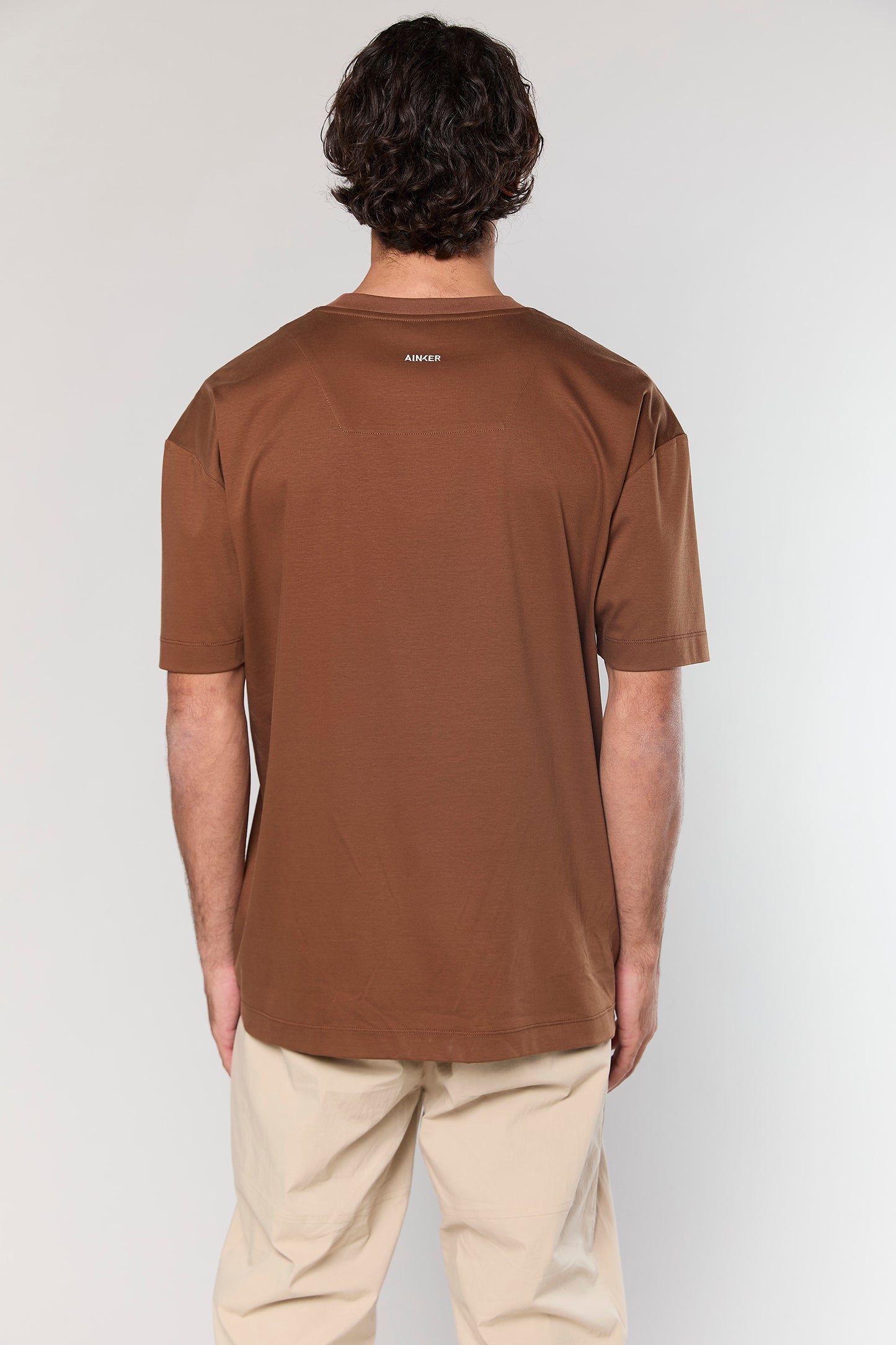 Mercerized 853 Brown T-Shirt