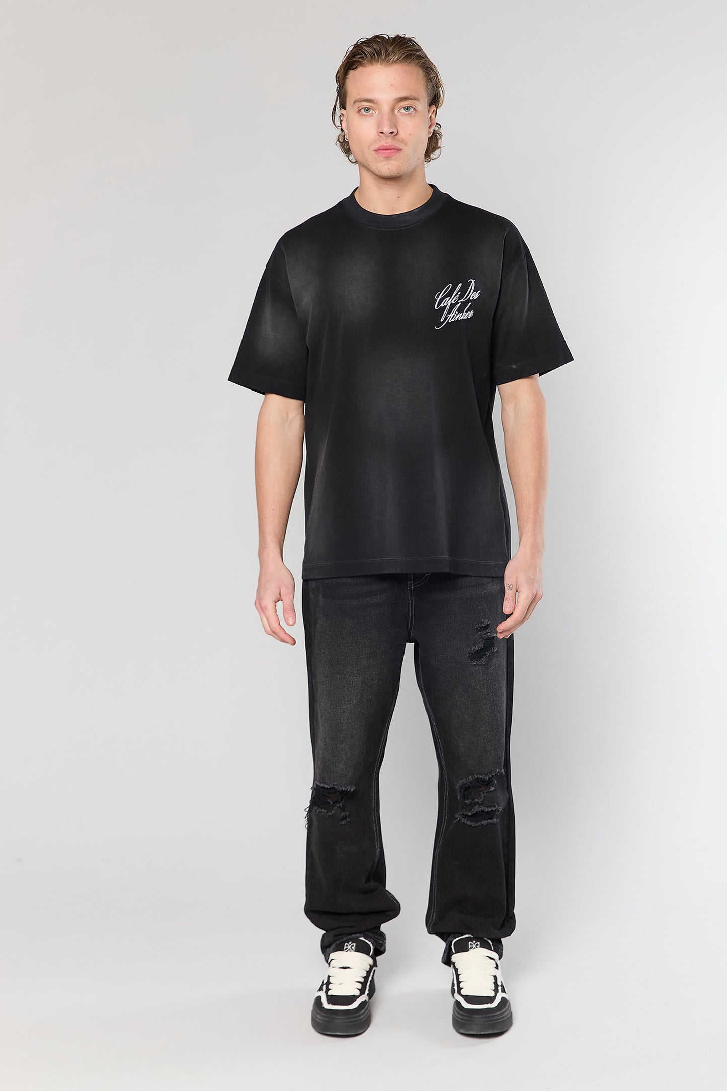 Cotton Wash 811 Black T-Shirt