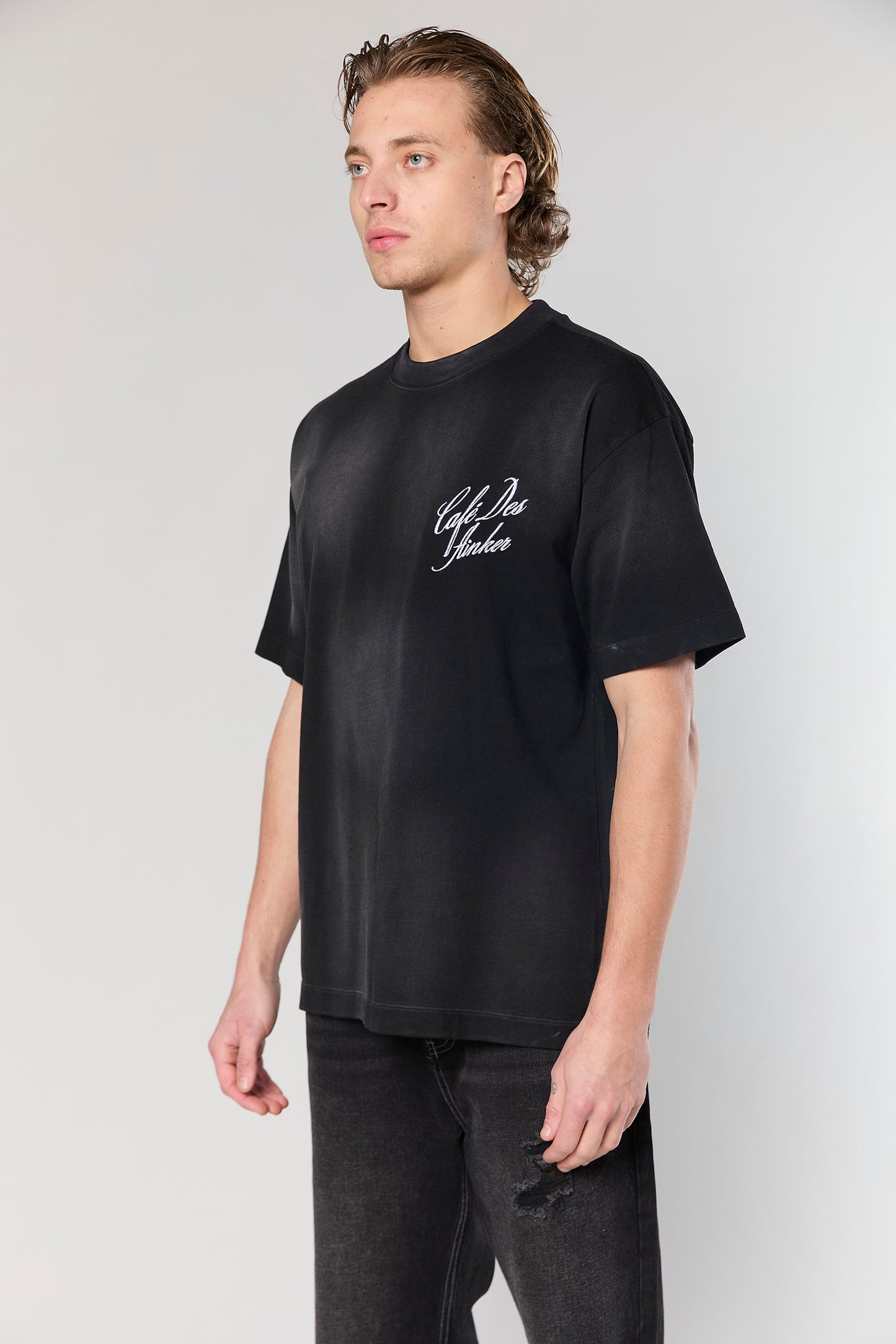 Cotton Wash 811 Black T-Shirt