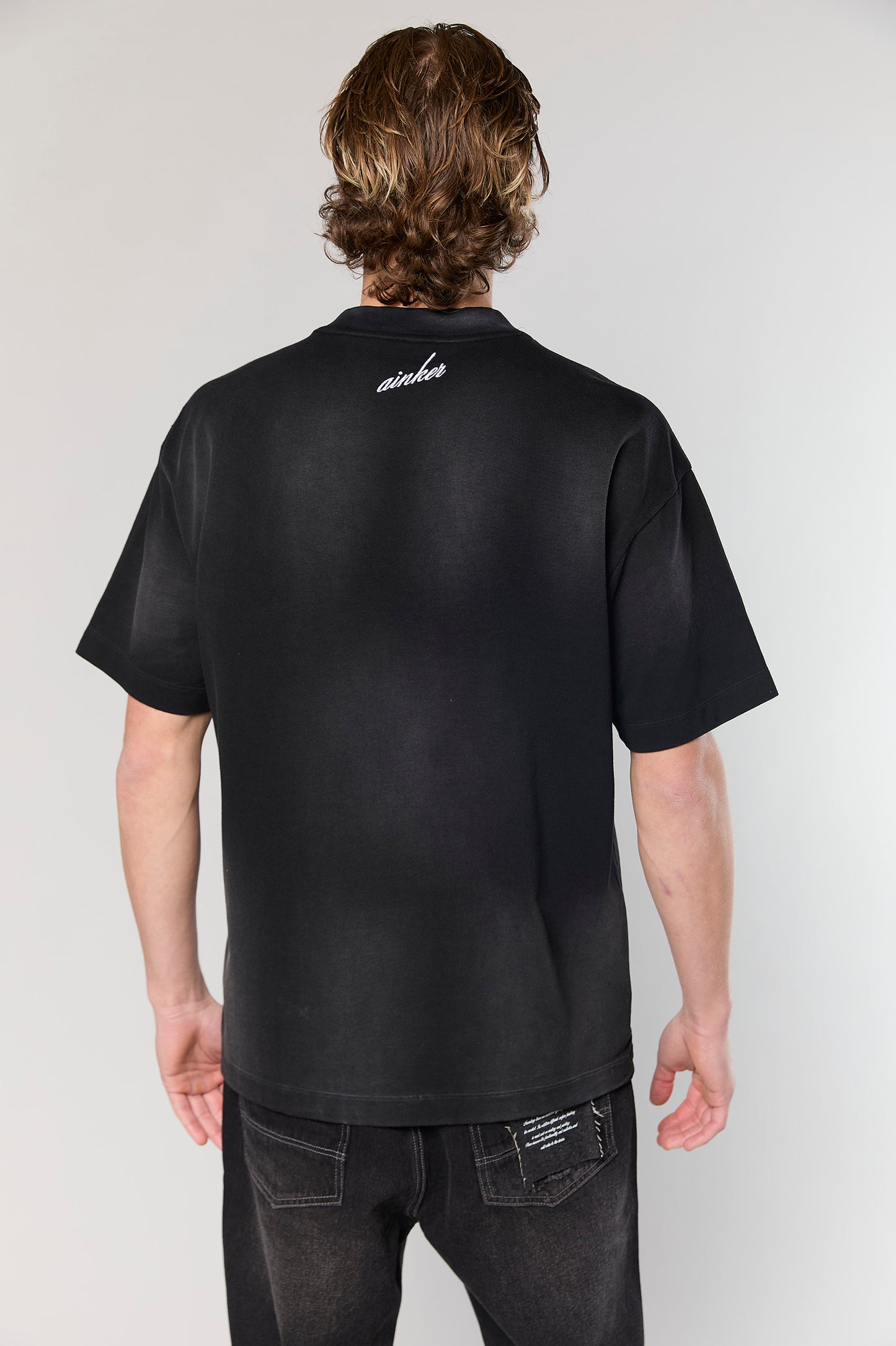 Cotton Wash 811 Black T-Shirt