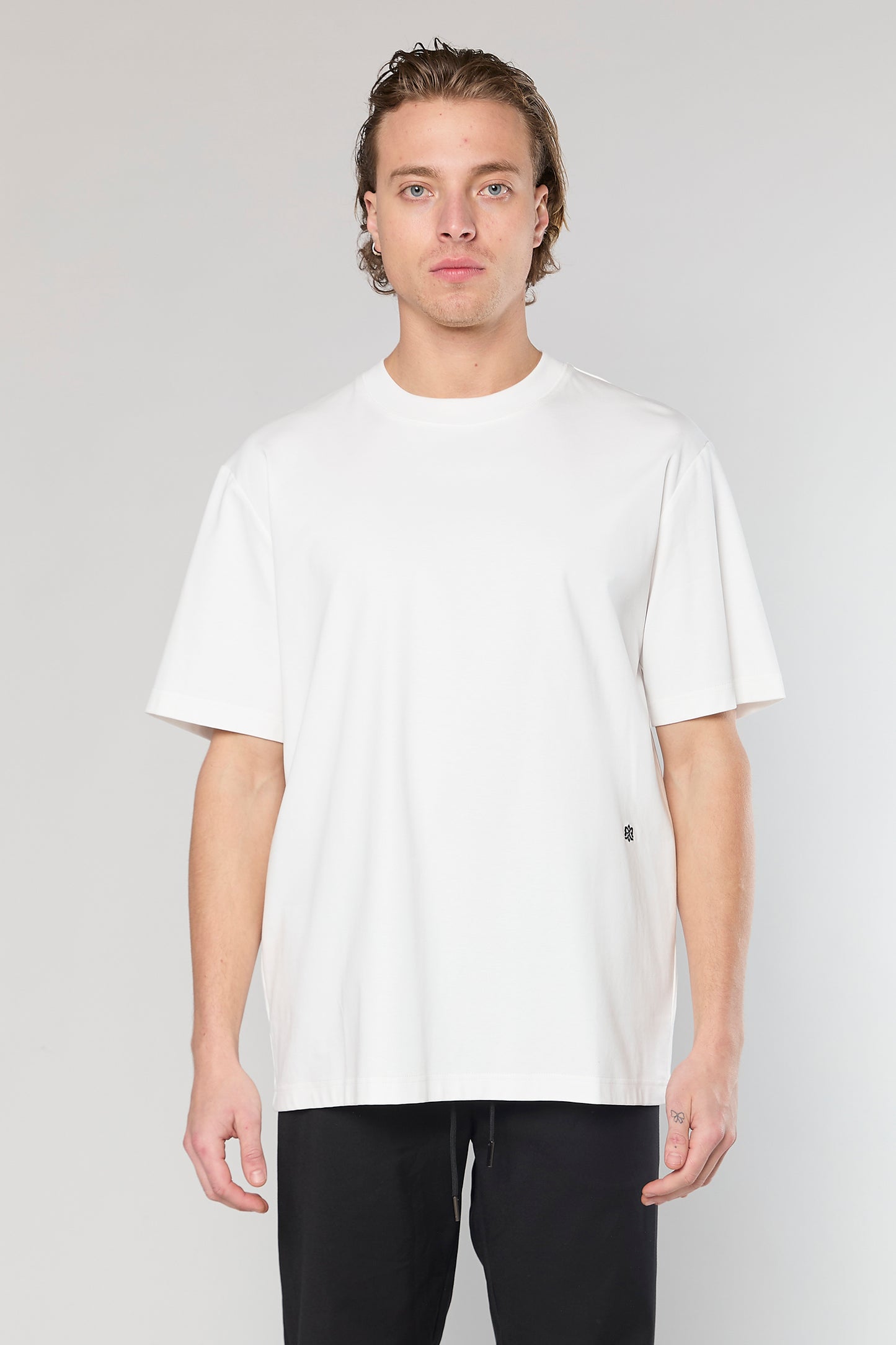 Mercerized 744 White T-Shirt