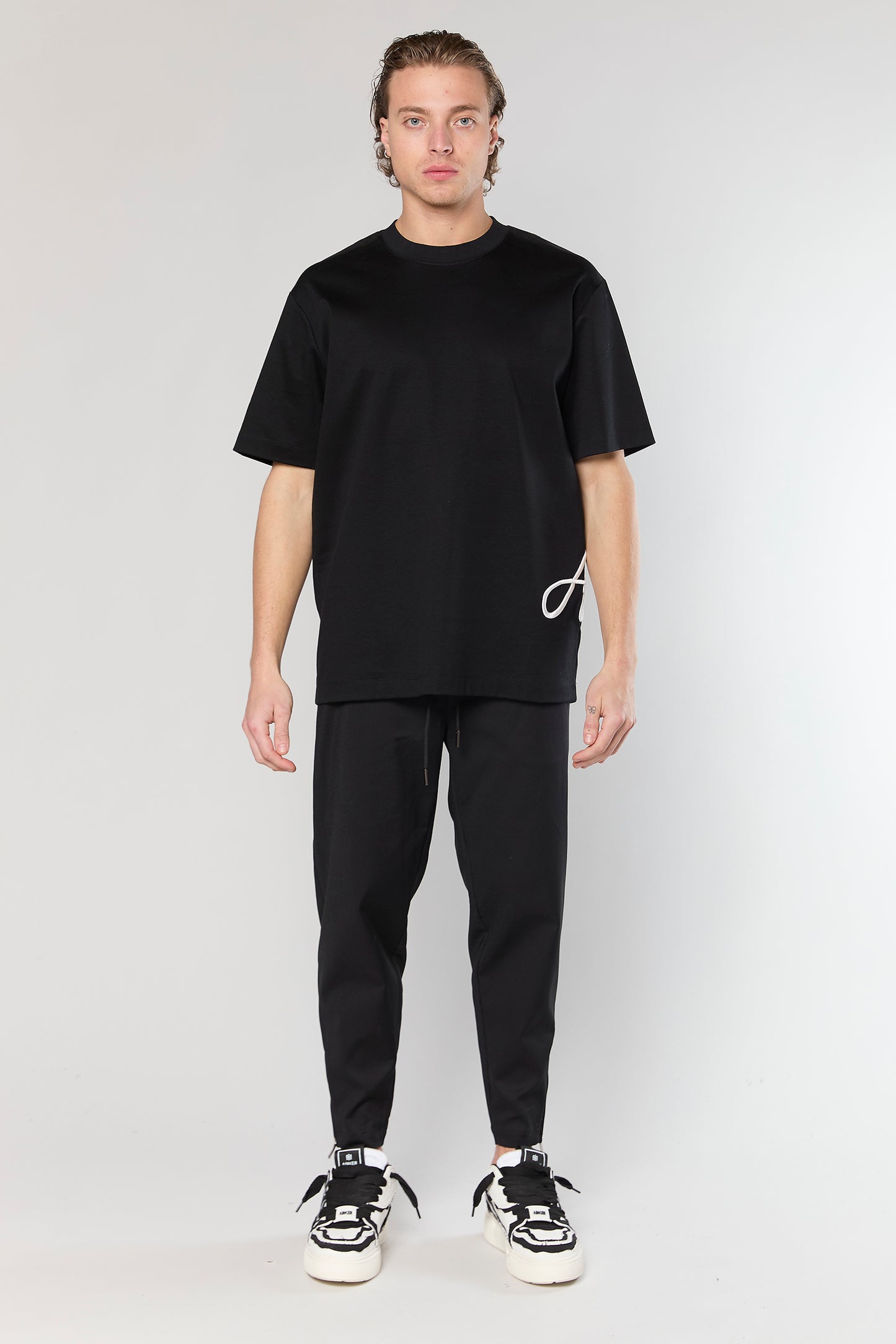 Mercerized 723 Black T-Shirt
