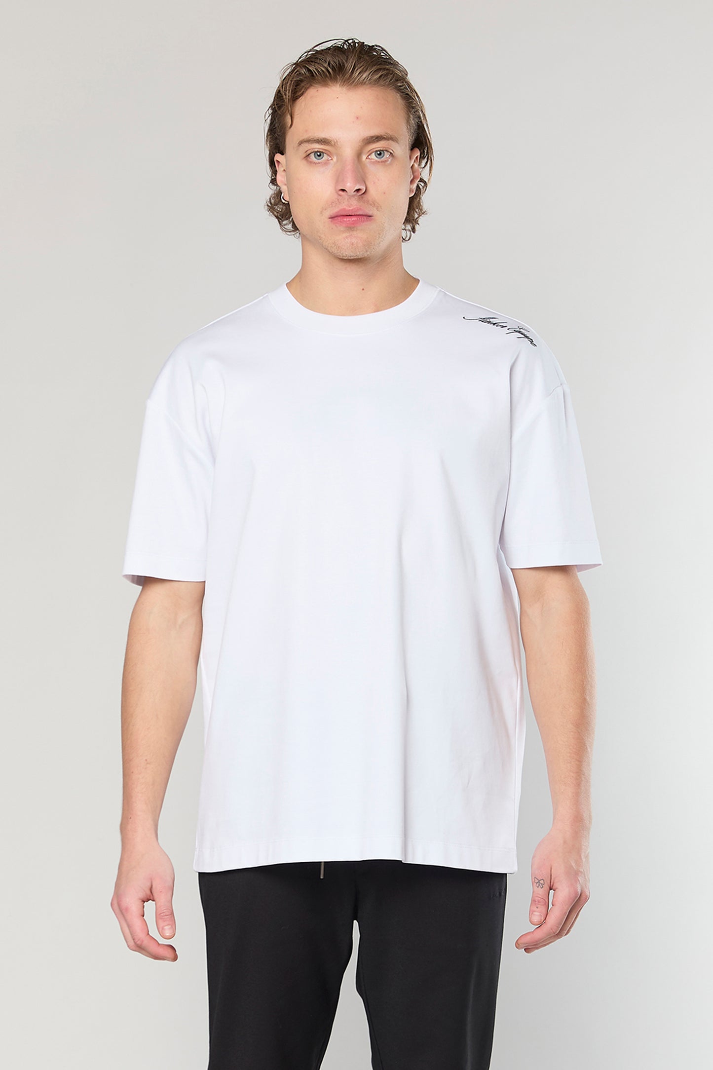 Mercerized 747 White T-Shirt