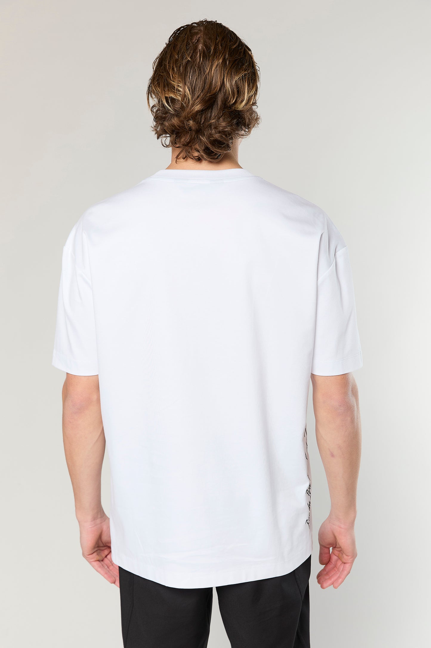 Mercerized 747 White T-Shirt