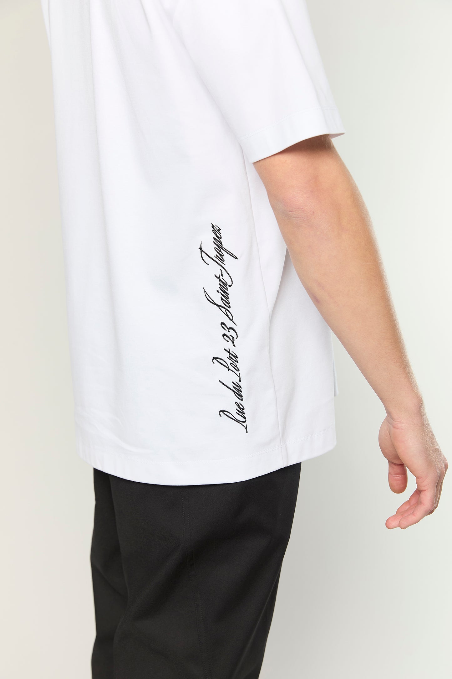 Mercerized 747 White T-Shirt