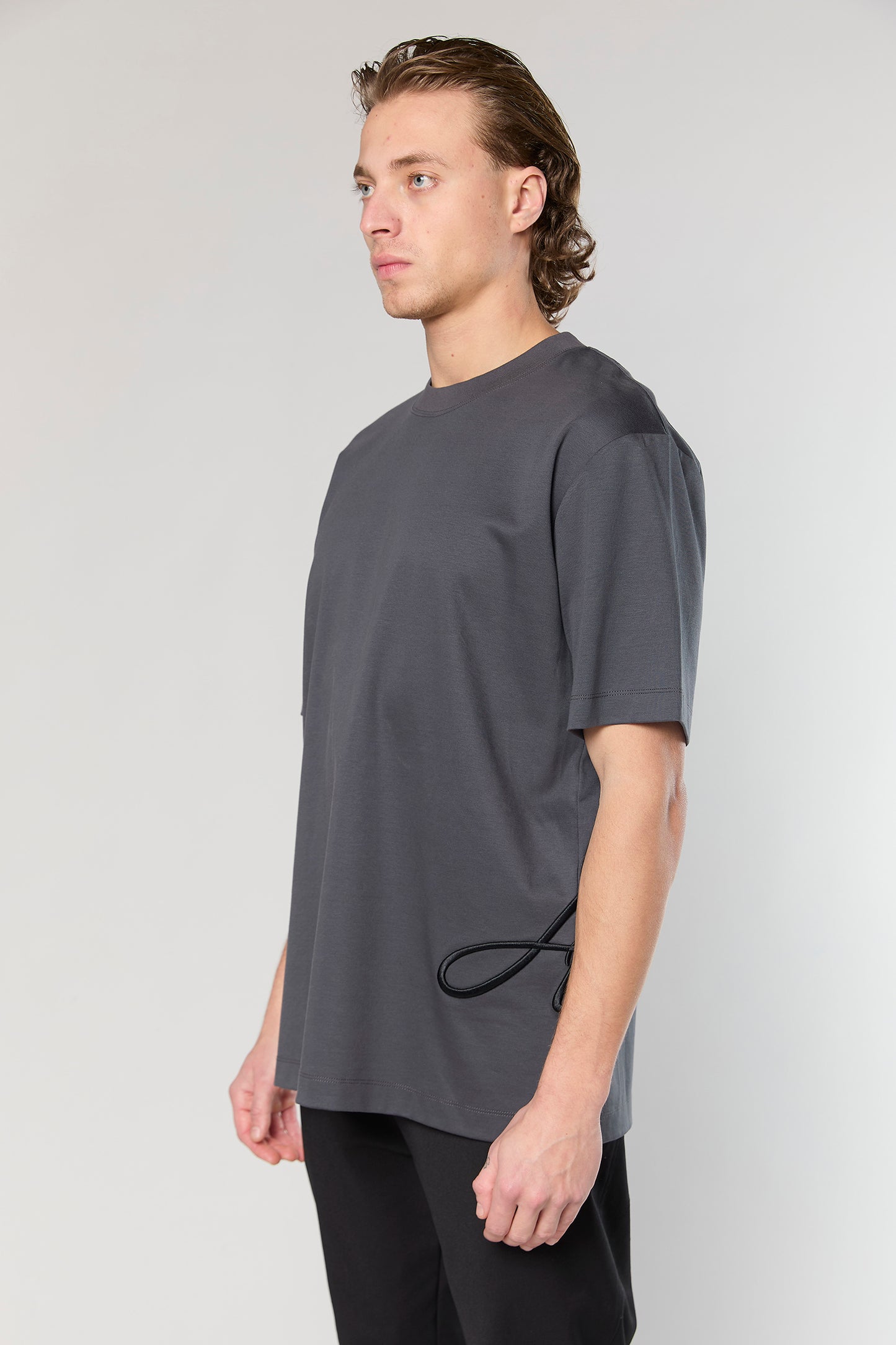 Mercerized 723 Gray T-Shirt