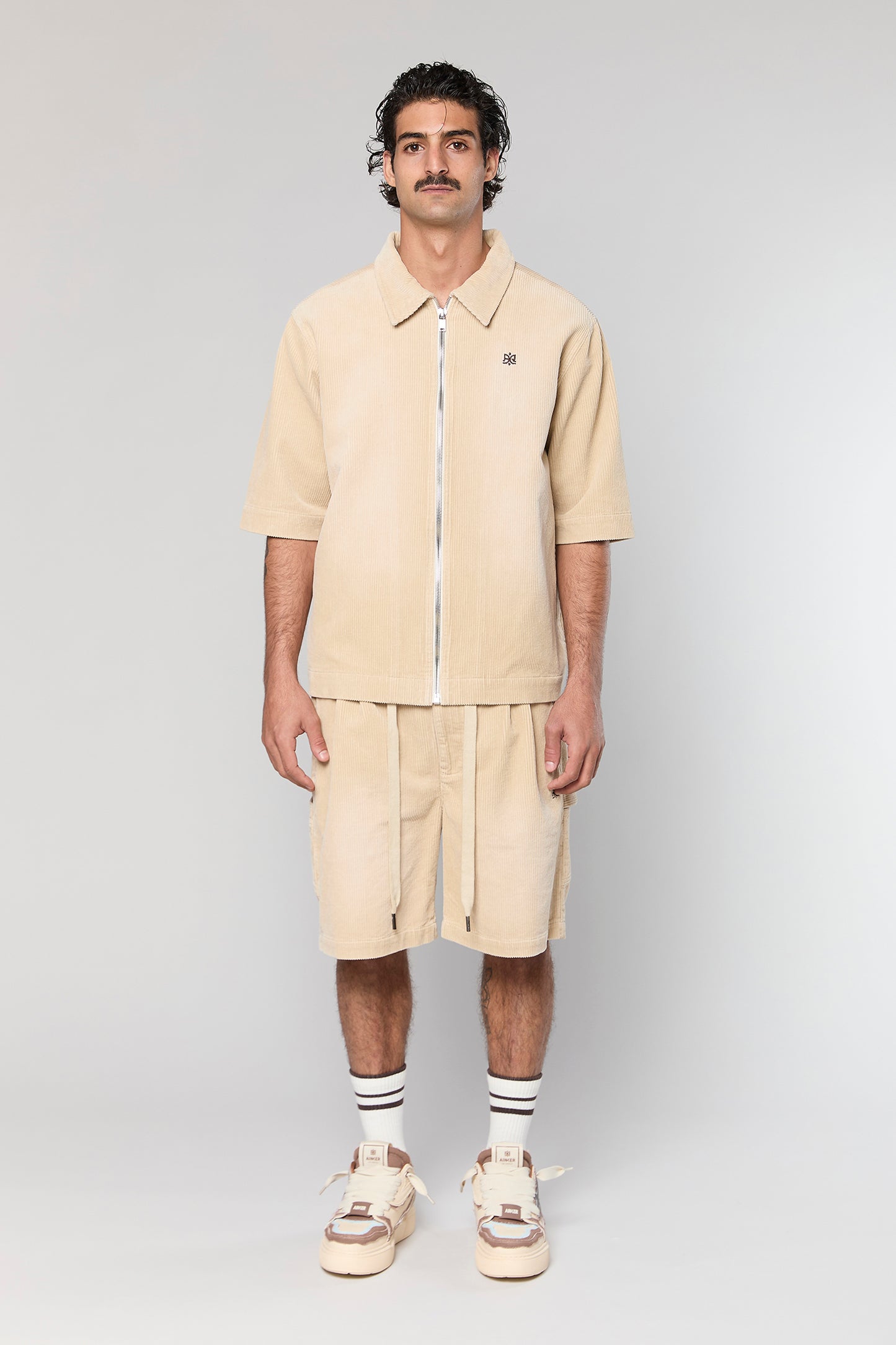 Wash Corduroy 708 Mocha Short