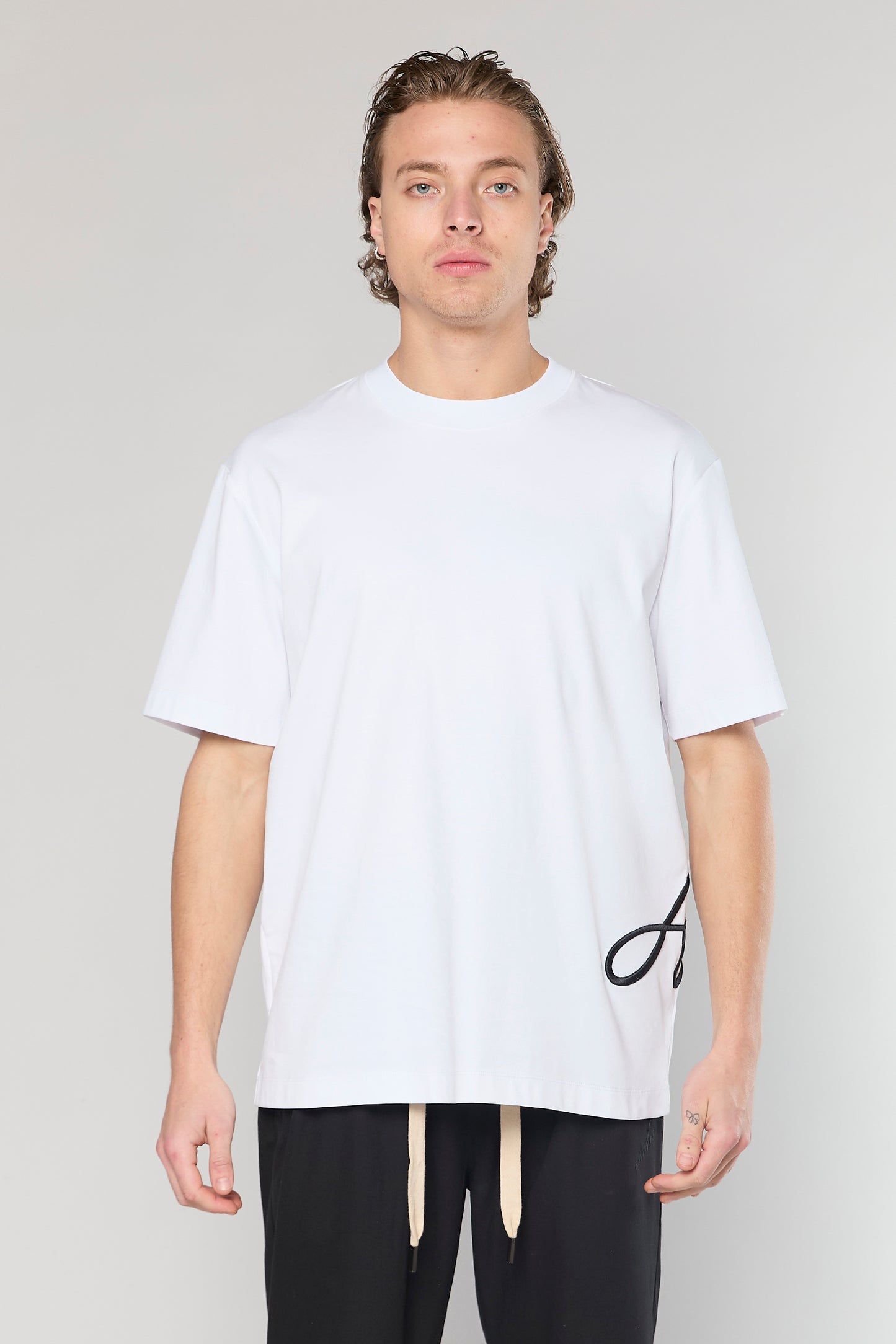 Mercerized 723 White T-Shirt