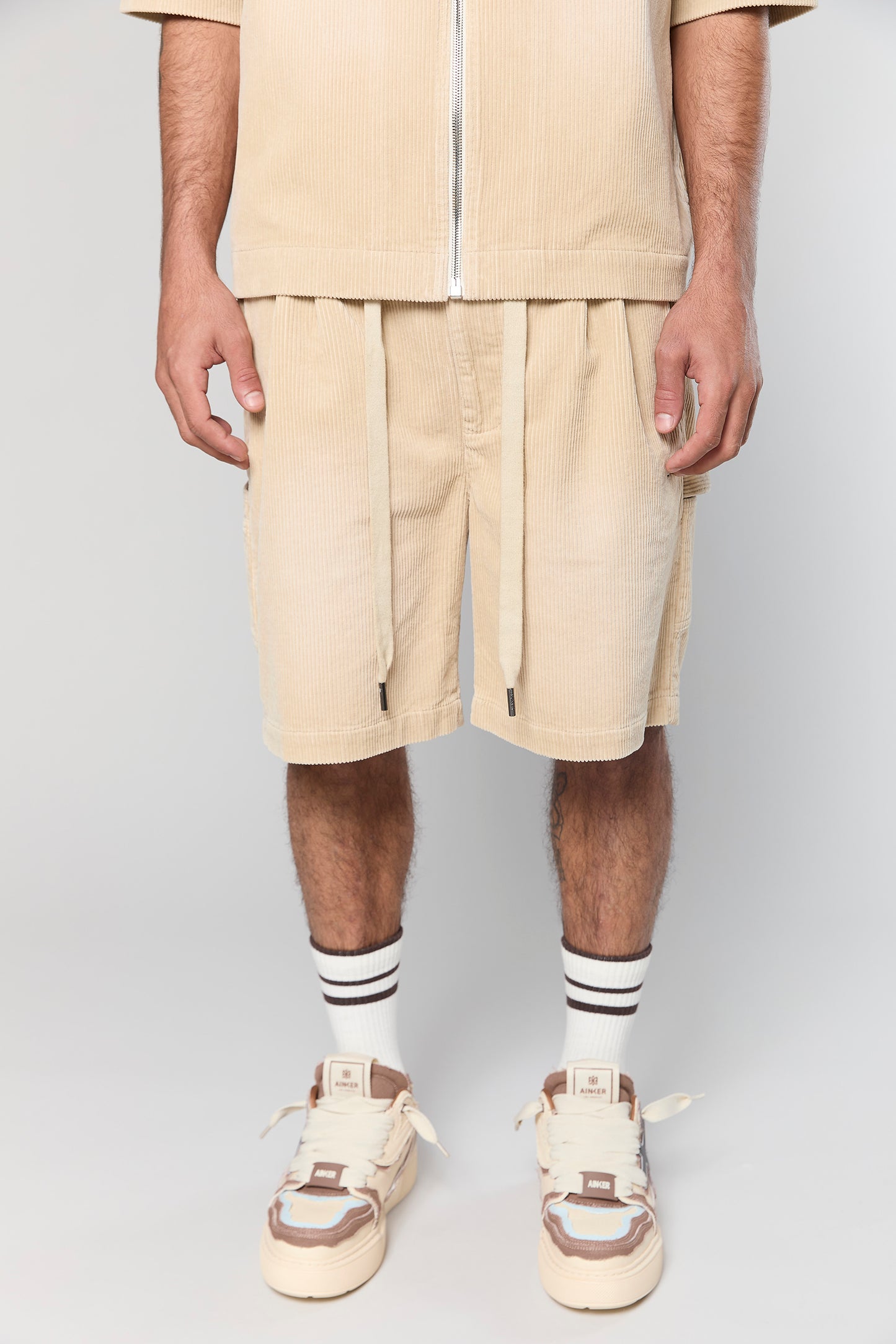 Wash Corduroy 708 Mocha Short