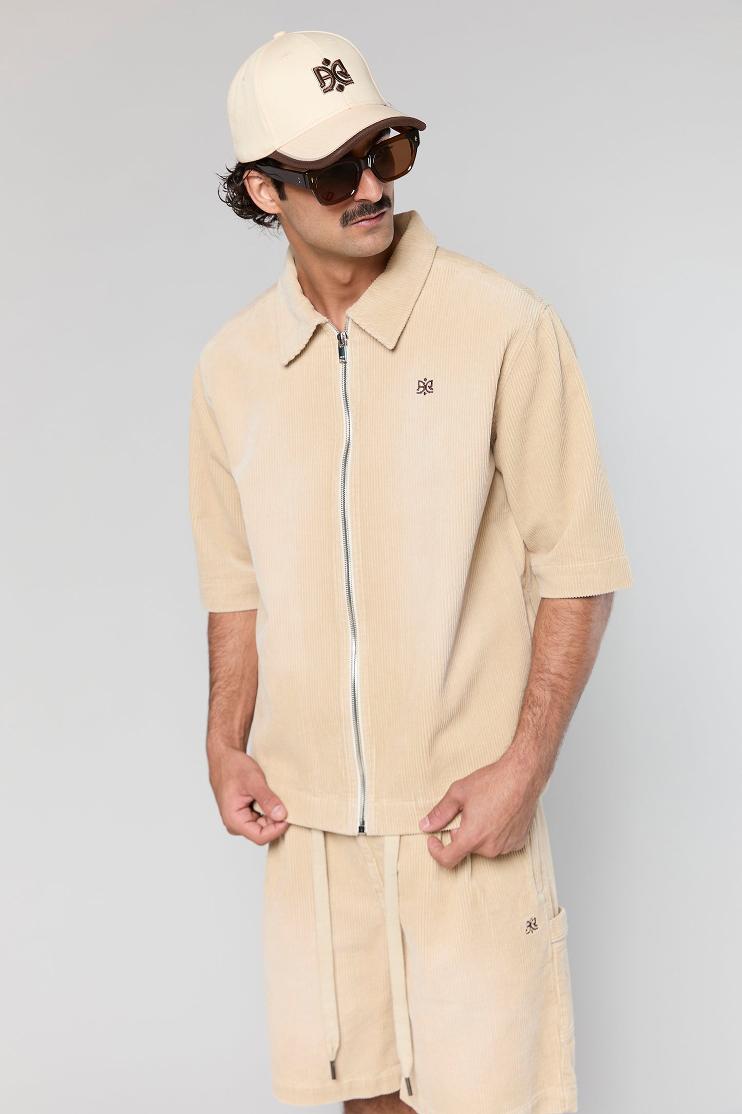 Wash Corduroy 708 Mocha Short Jacket