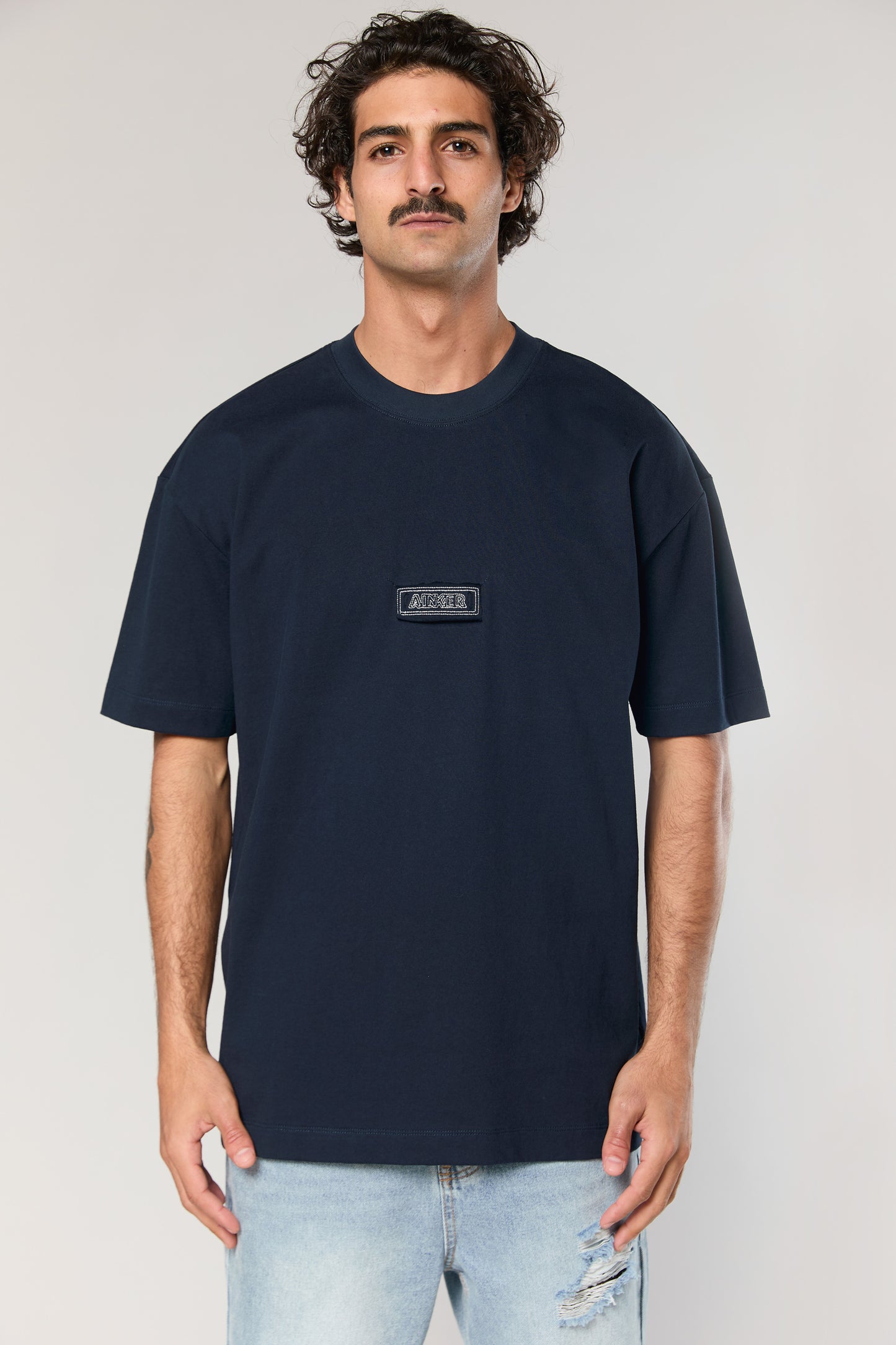 Cotton 599 Navy T-Shirt