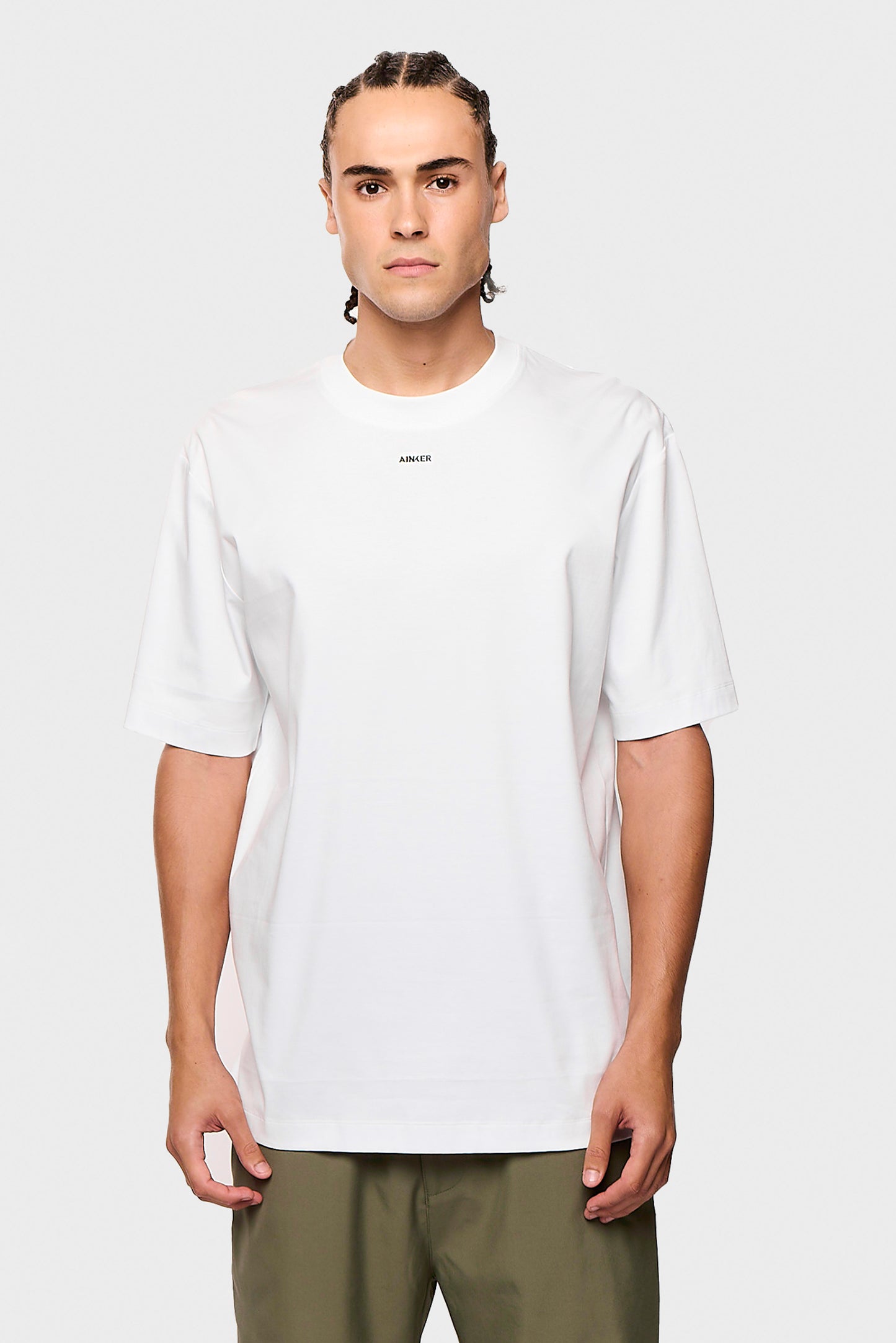 Mercerized 546 White T-Shirt