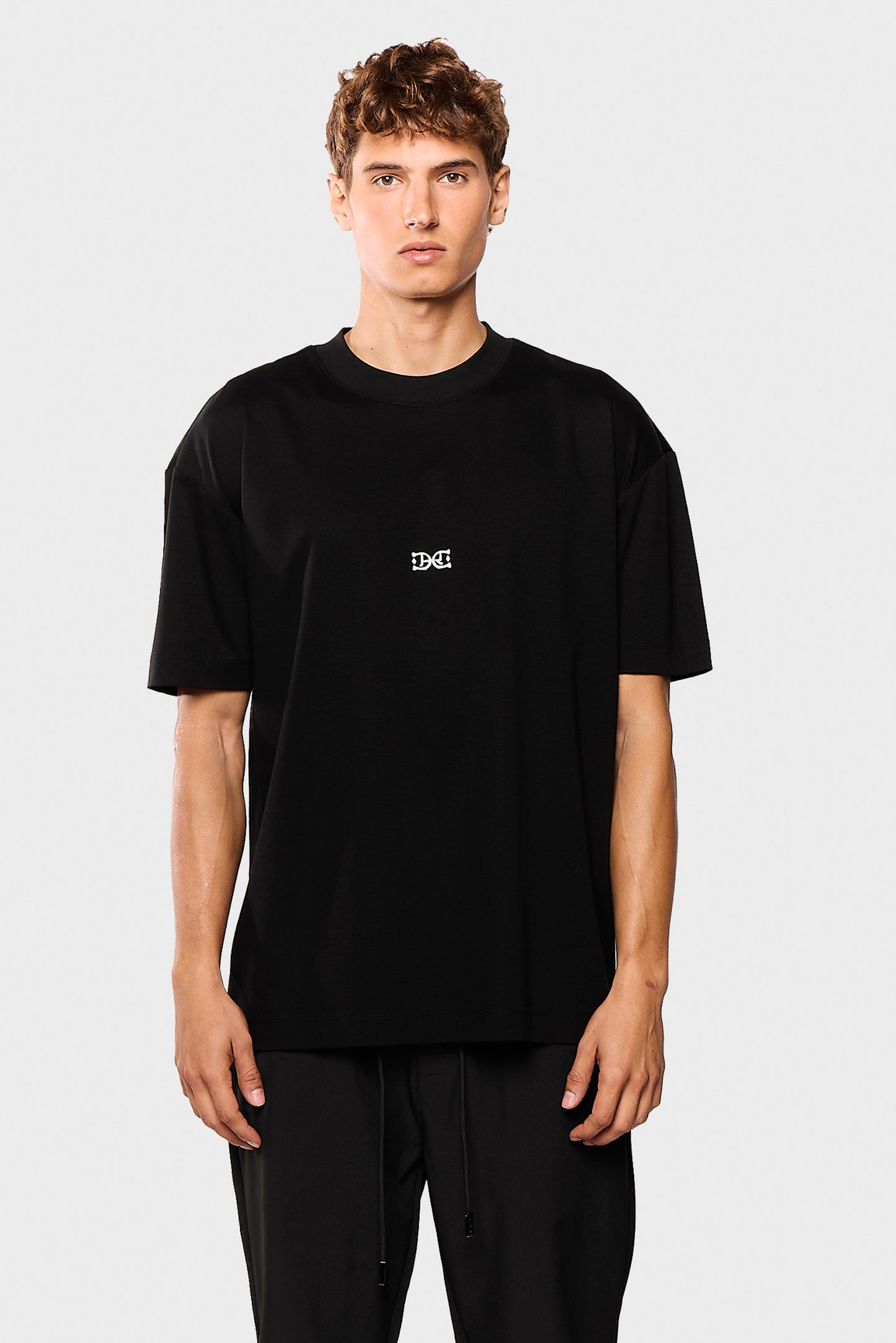 Mercerized 760 Black T-Shirt