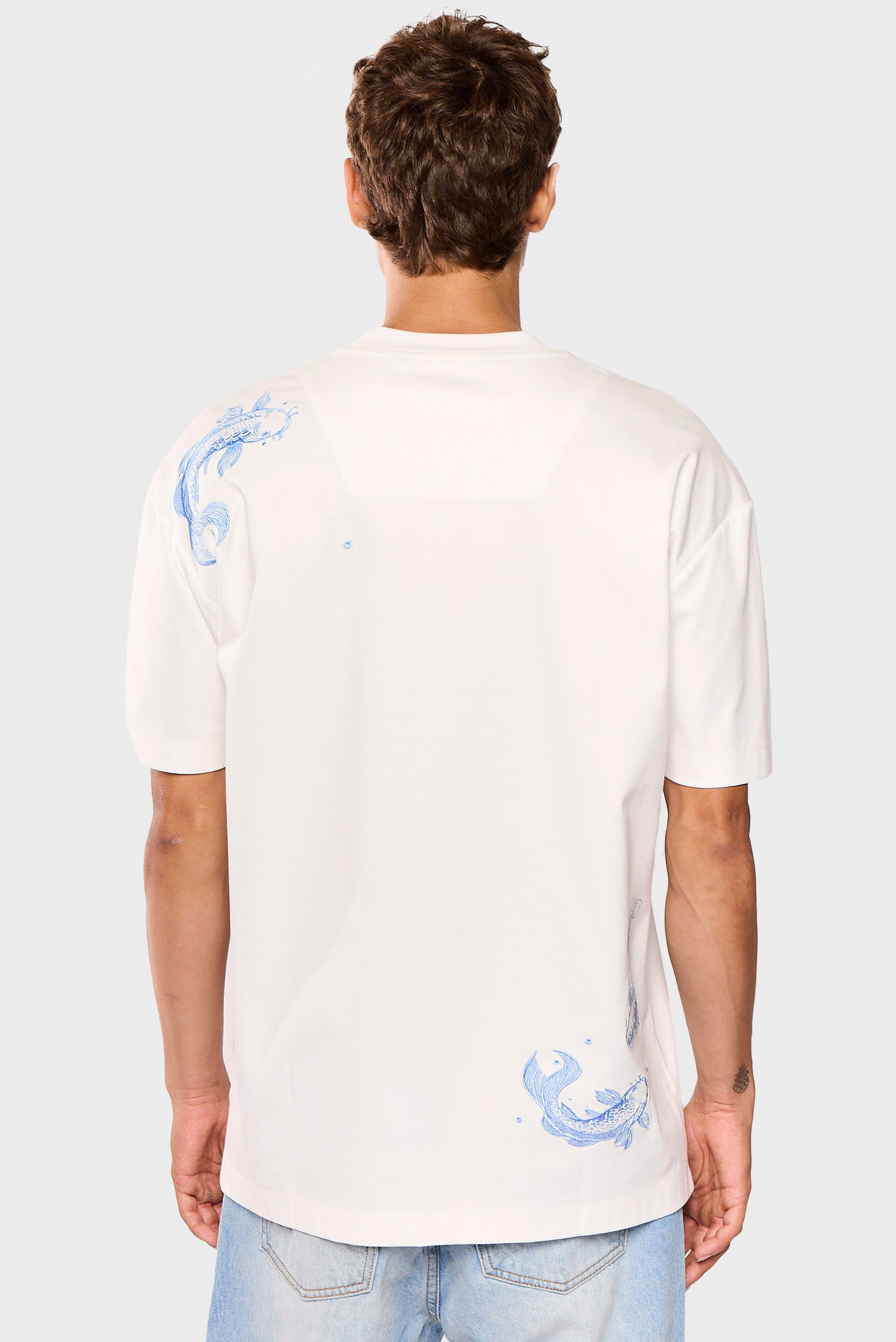 Mercerized 550 White T-Shirt
